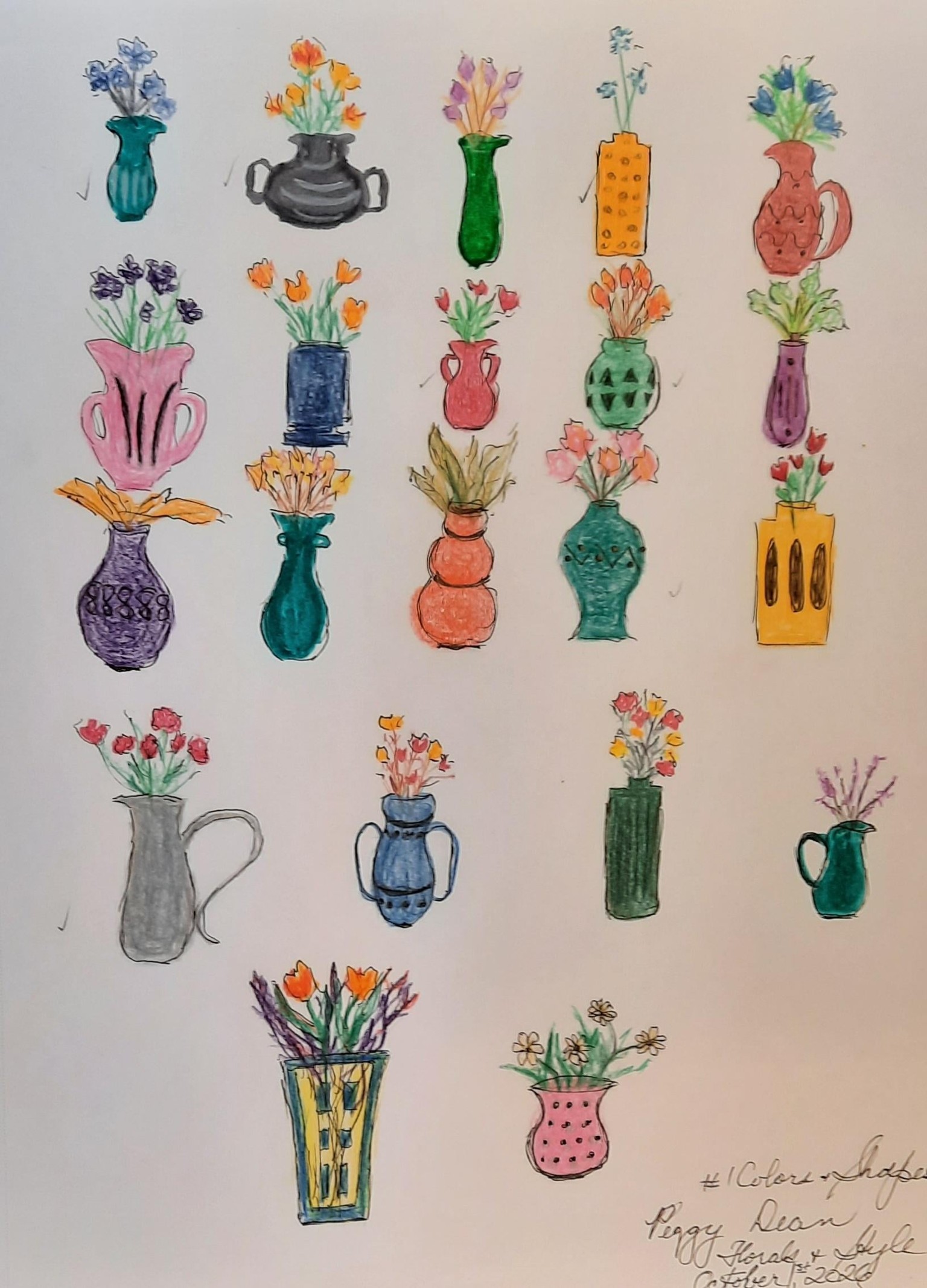 Vases:  Colors & Shapes - image 1 - student project