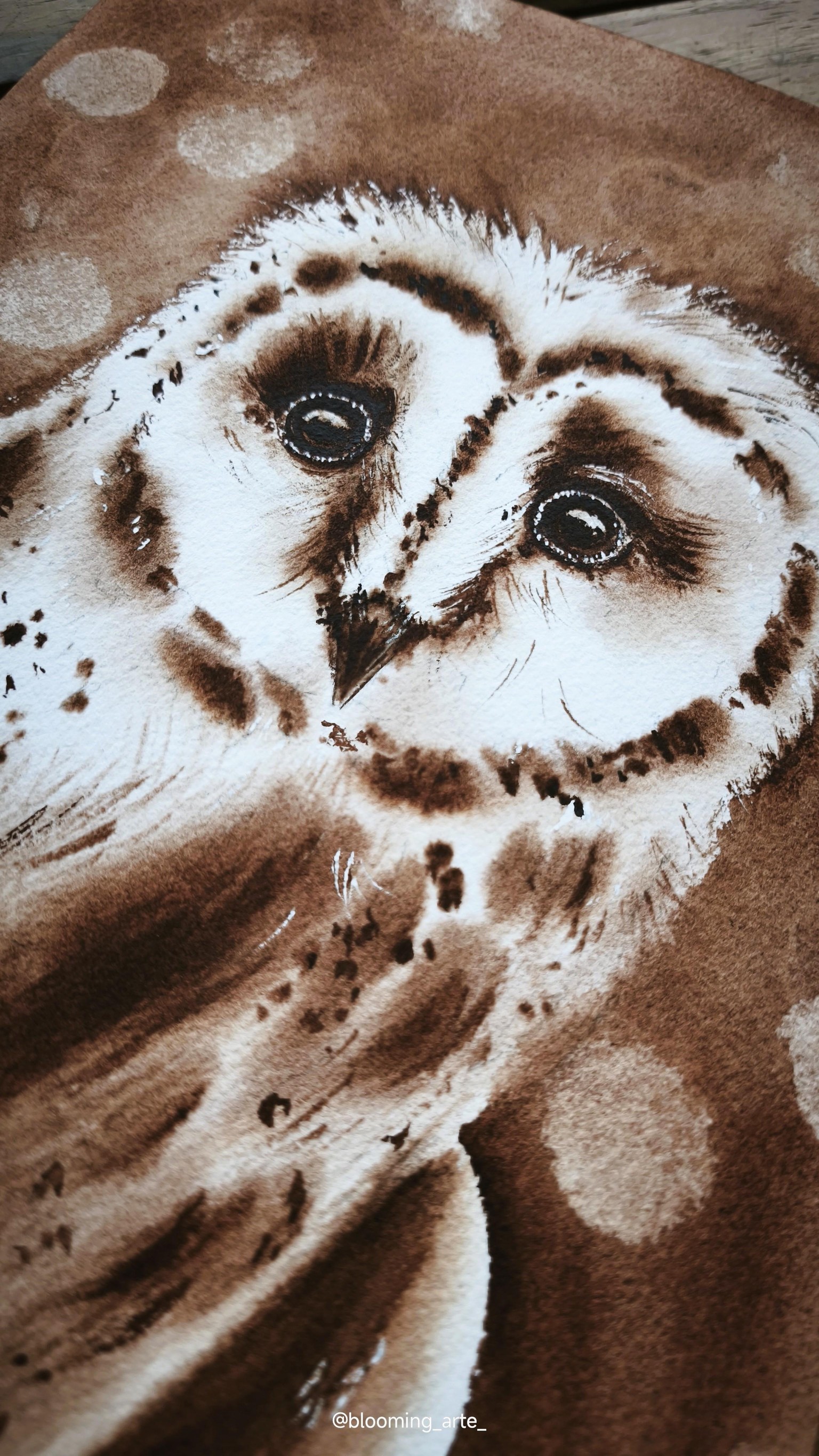 Monochrome Watercolor Birds - image 10 - student project