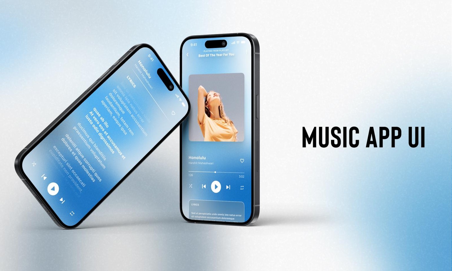 Music App UI - image 1 - student project