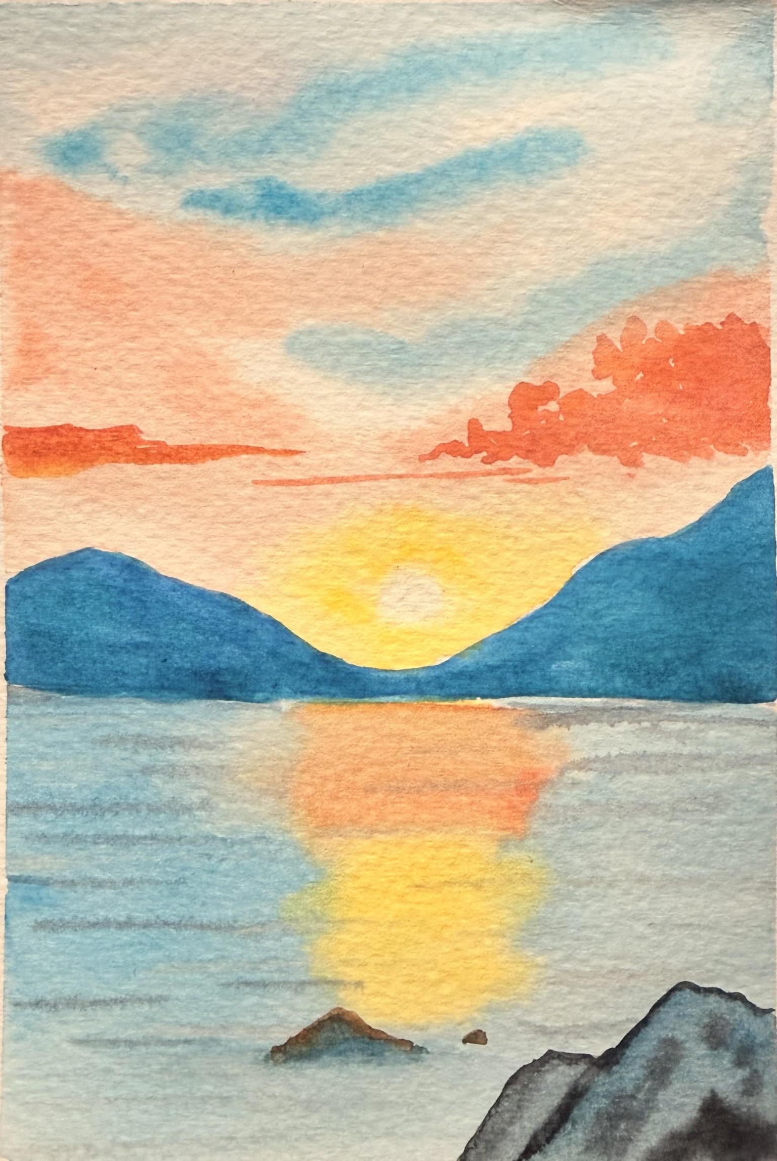 Nature in water colour - image 9 - student project
