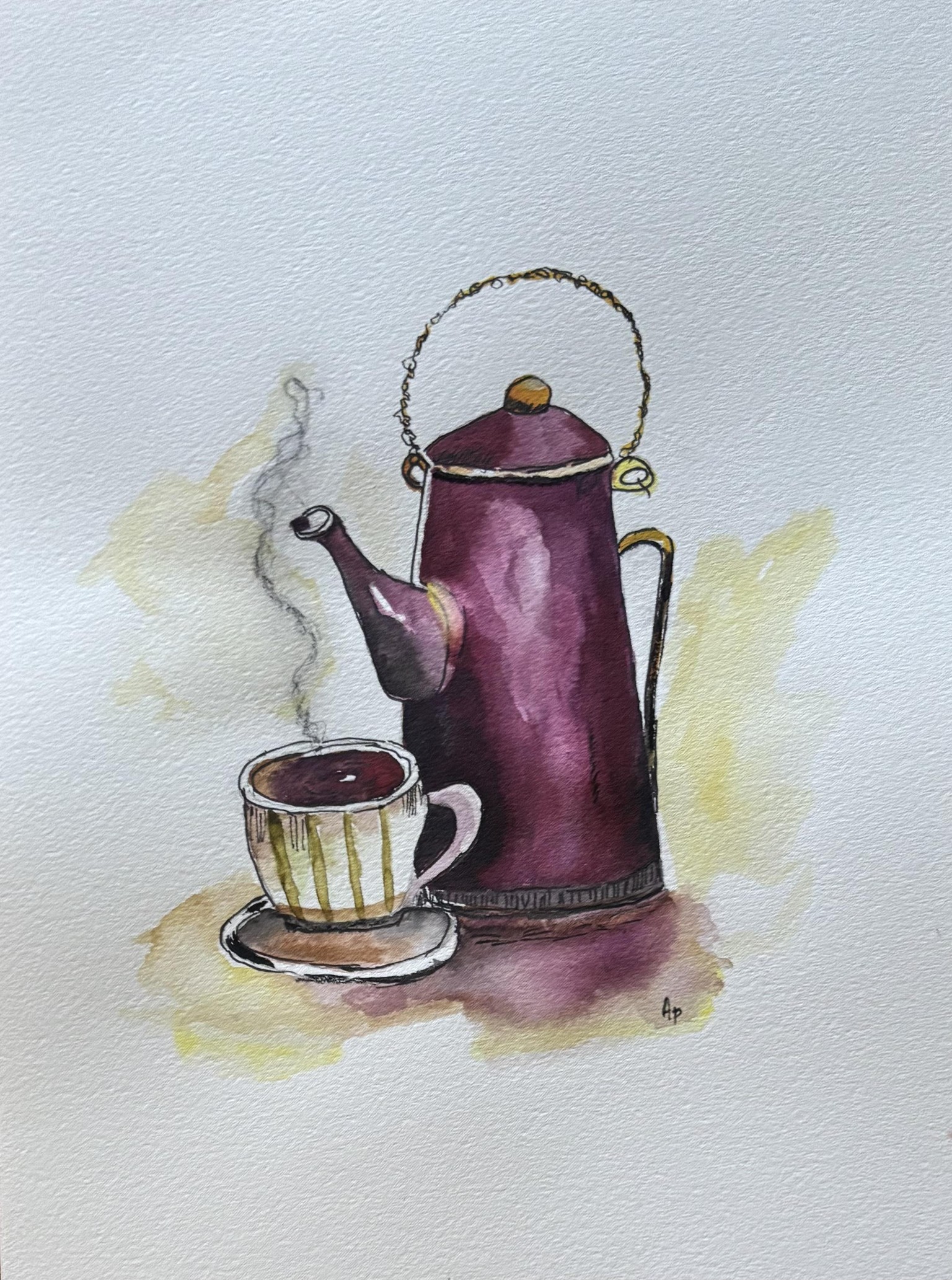 Pen and ink watercolour wash. - image 1 - student project
