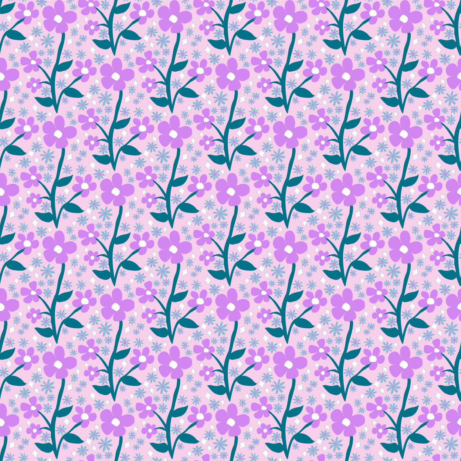 Diamond Flowers - image 2 - student project