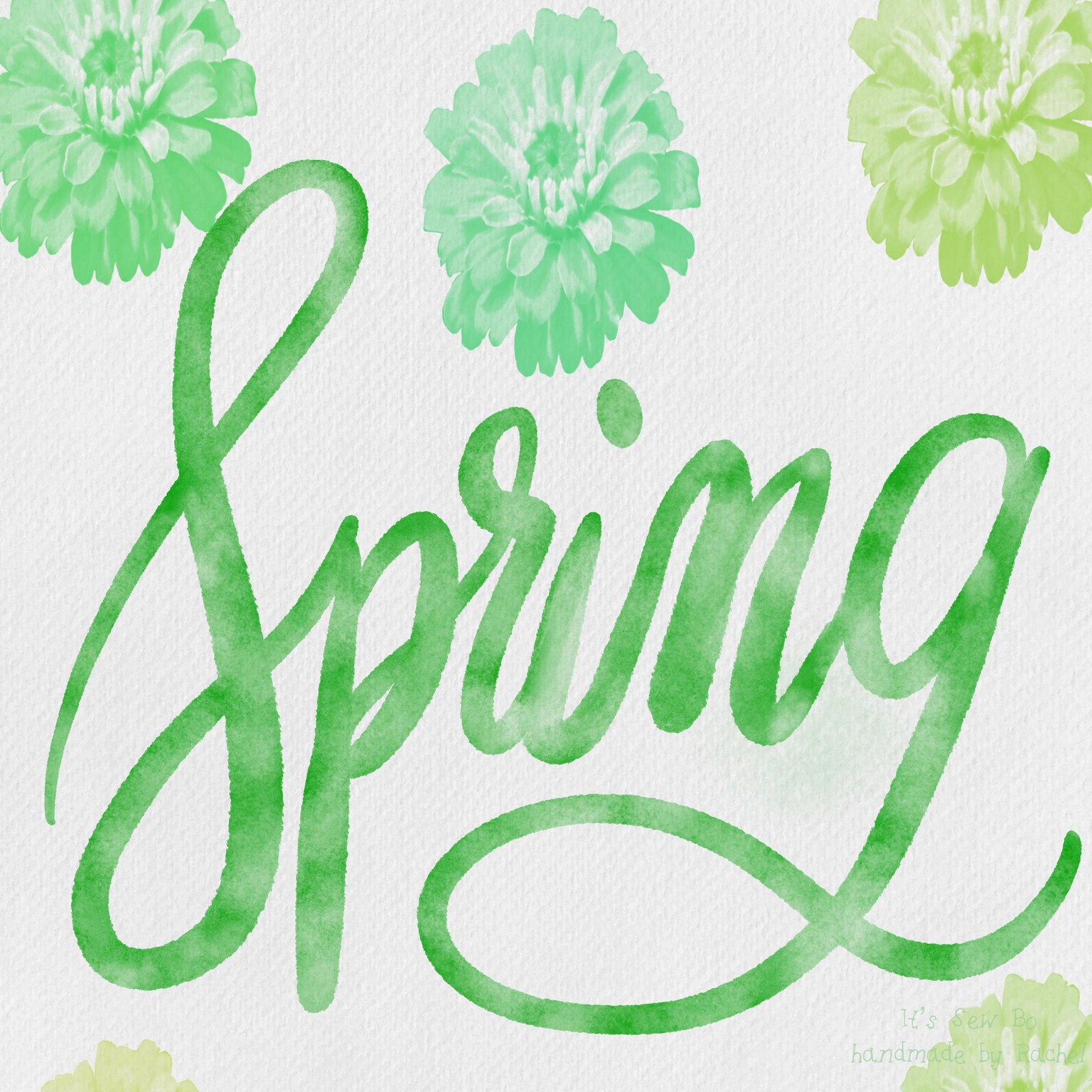 Watercolor Hand Lettering on Procreate - image 1 - student project