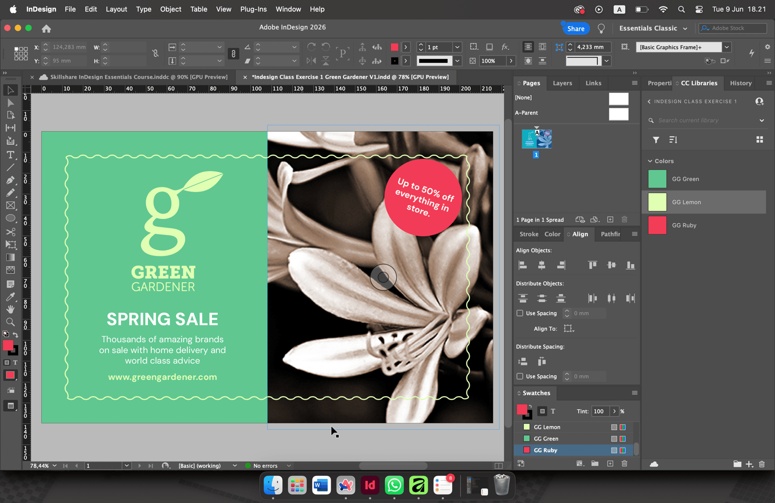My First InDesign Project - image 1 - student project