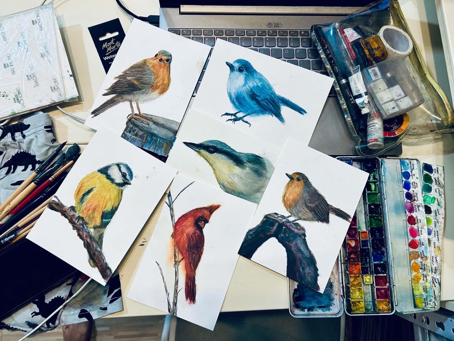 painting birds projects - image 1 - student project