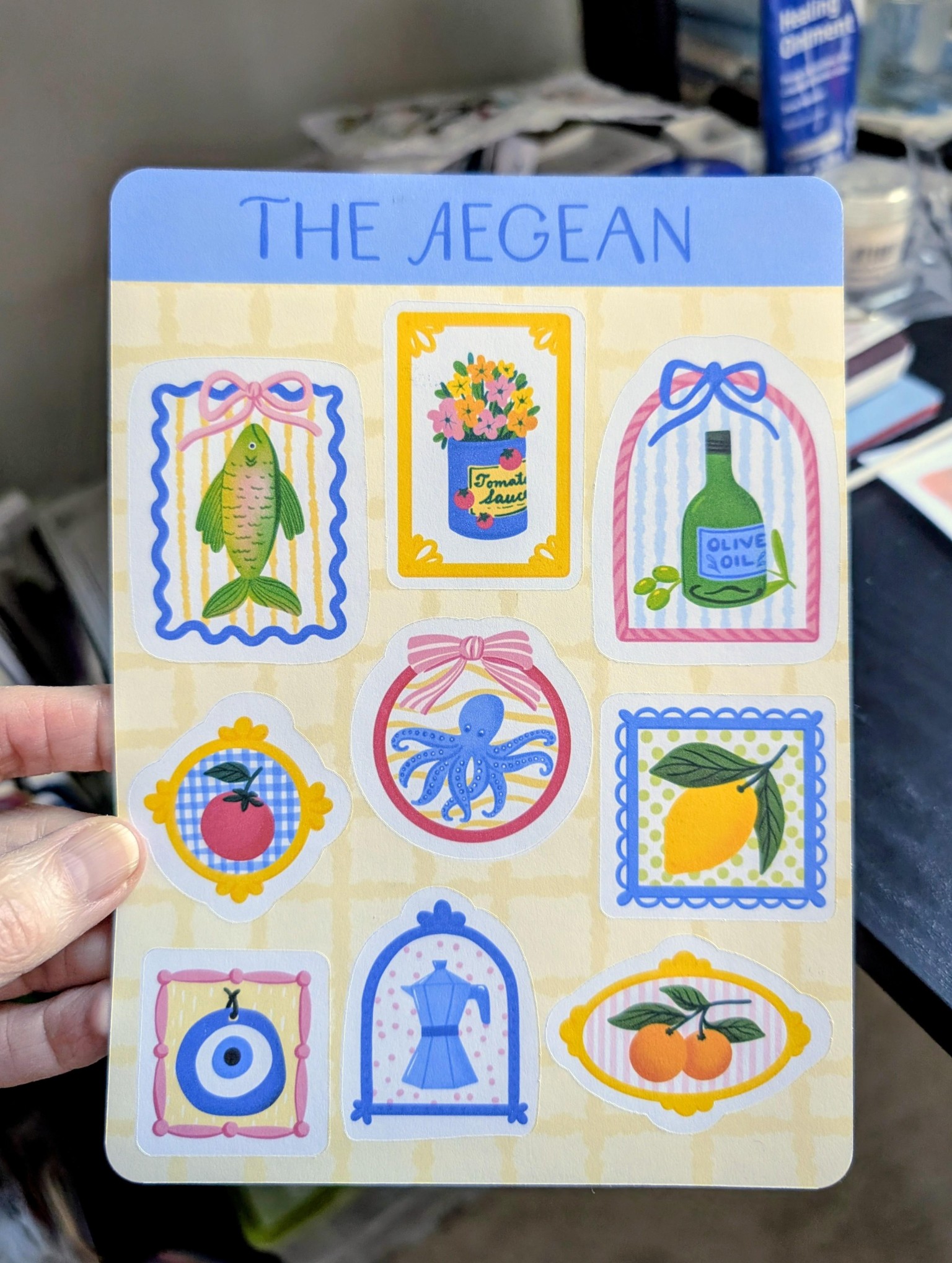 Aegean Stickers - image 4 - student project