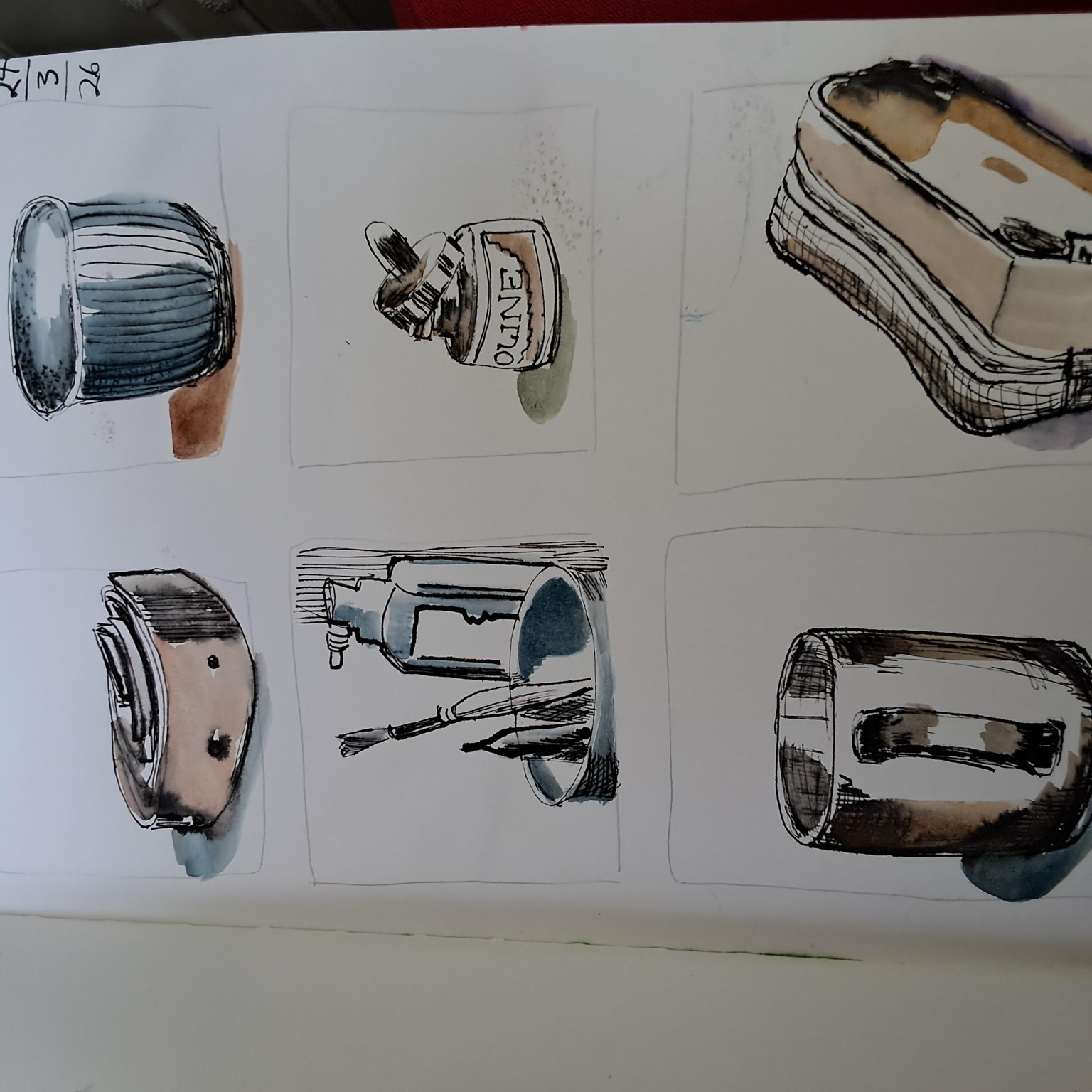Everyday objects for sketchbook - image 1 - student project