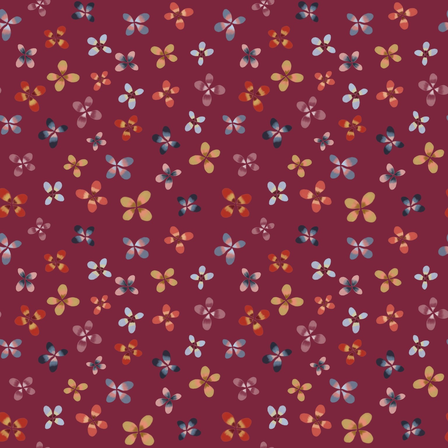Sweet Repeating Florals - image 4 - student project