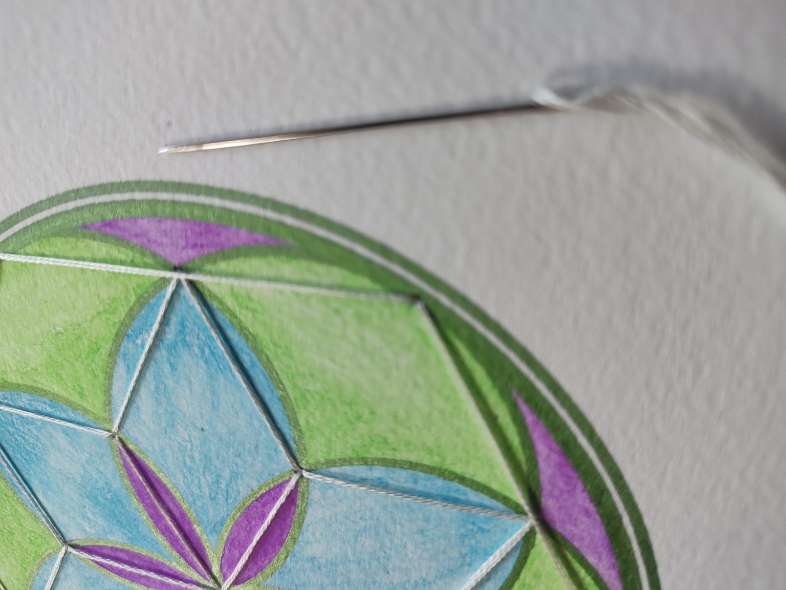 Watercolor and Embroidery - image 5 - student project