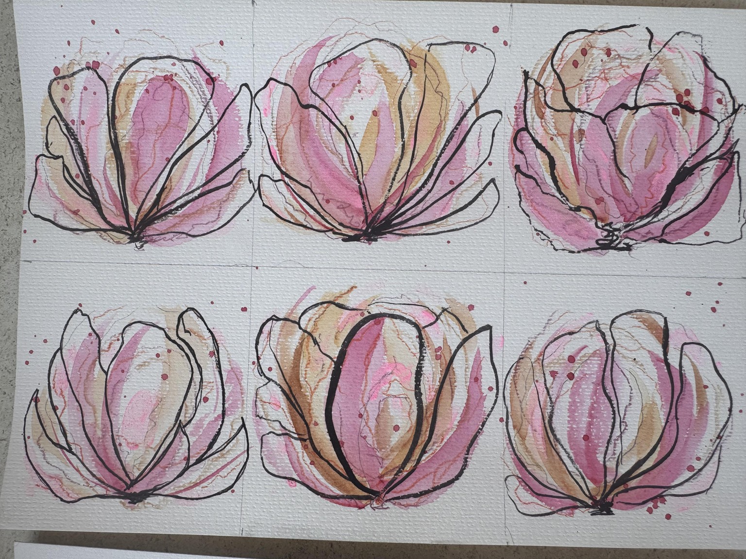 Floral Abstracts - image 2 - student project