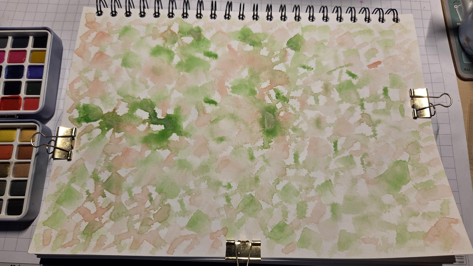 Abstrakte Aquarellmalerei - Hintergründe - image 2 - student project