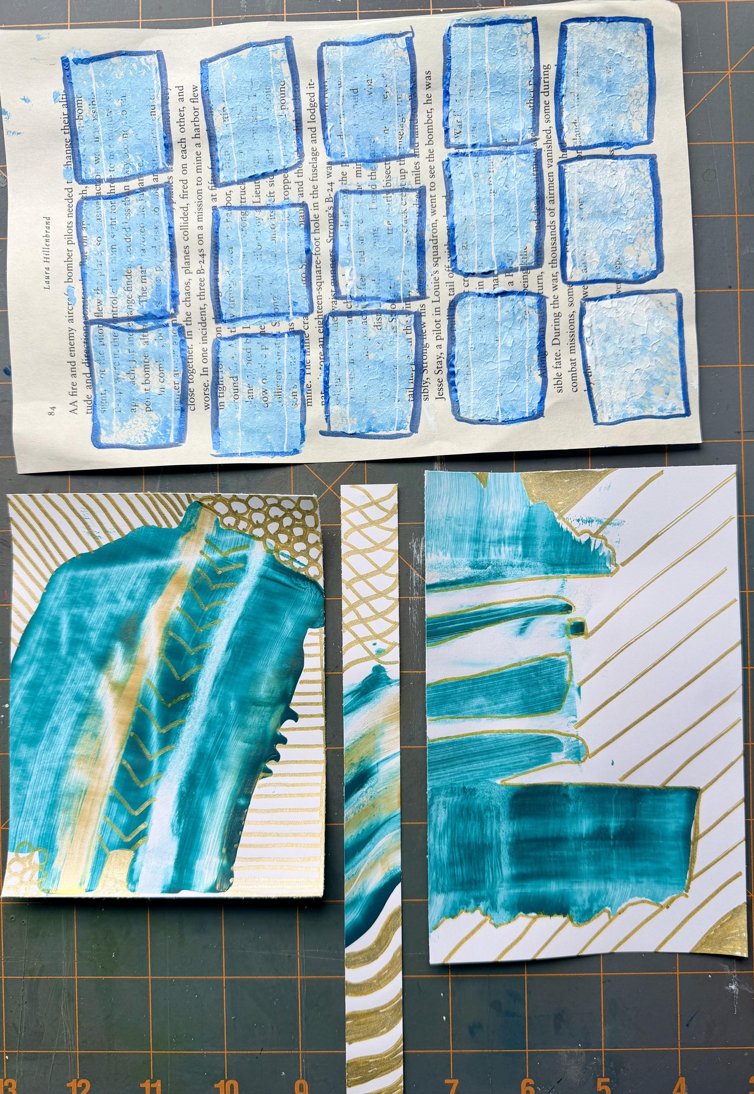 Leftover Paint Abstracts - image 1 - student project