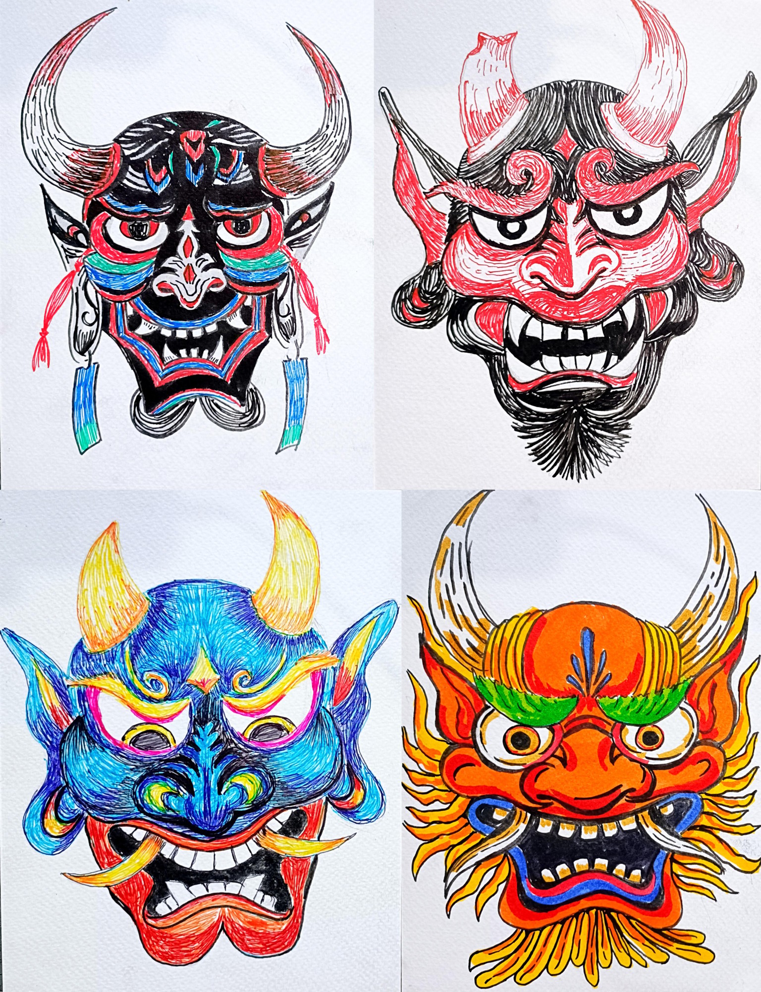 Demons and Guardian masks - image 9 - student project
