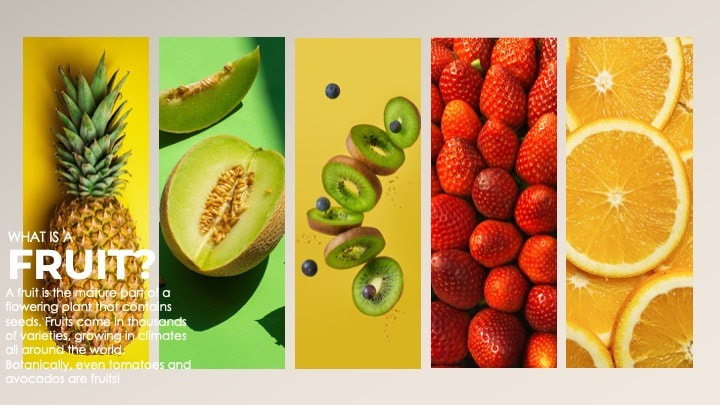 A Wonderful World of Fruits - image 2 - student project