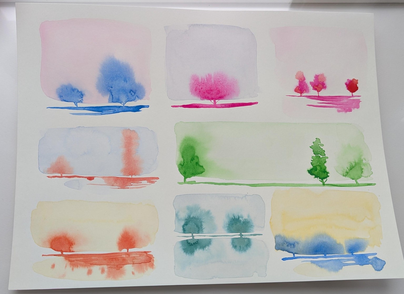 Minimalist trees - image 2 - student project