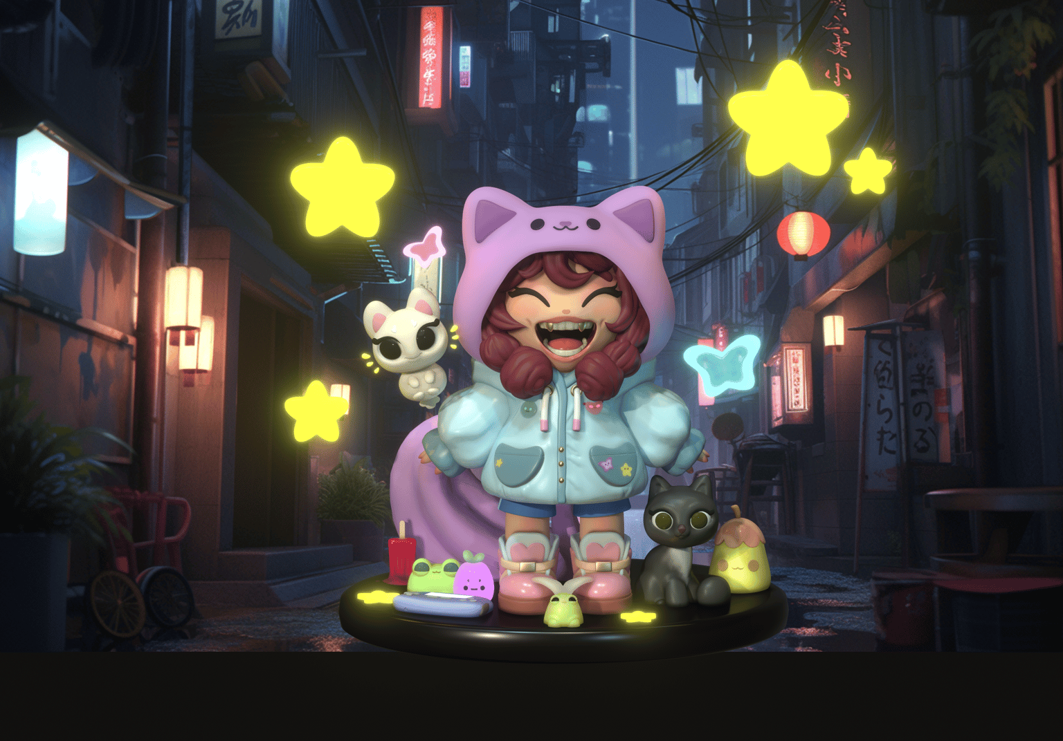 My take on Dave's chibi sculpt - image 1 - student project