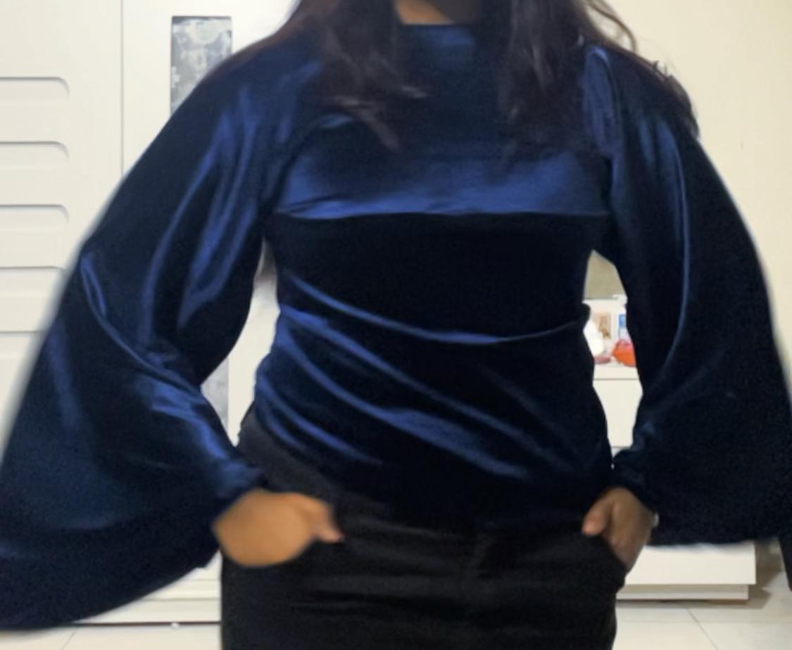 Making A Flared Velvet Top! - image 2 - student project