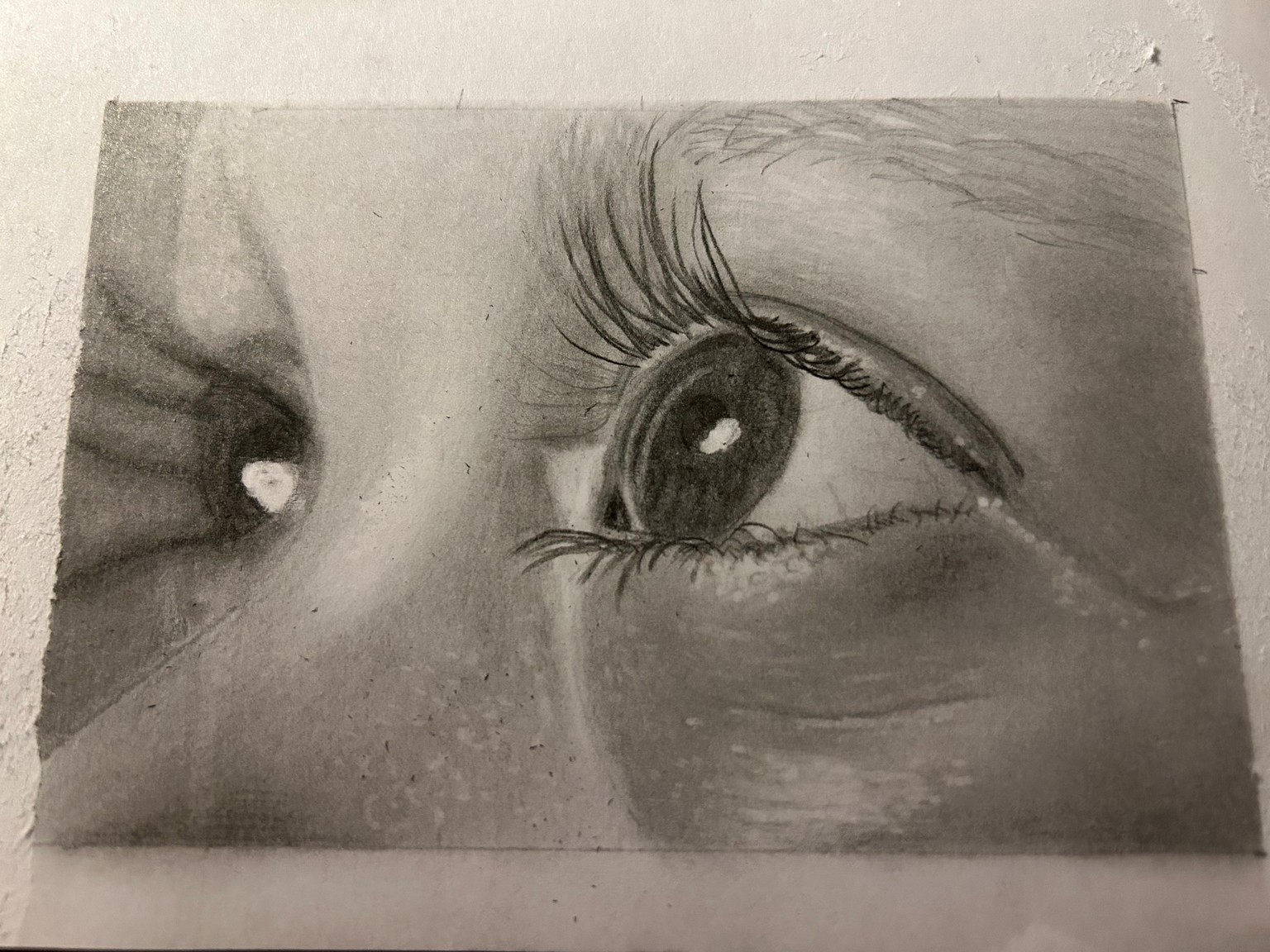 First try drawing eyes - image 3 - student project