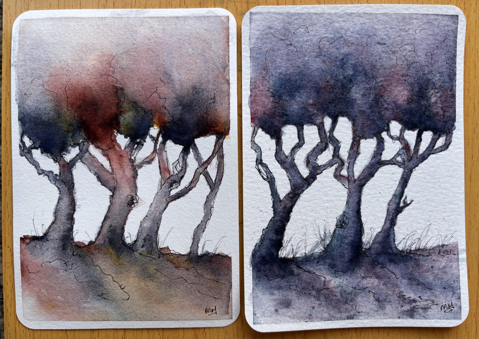 Dark and Moody Simple Trees - image 1 - student project