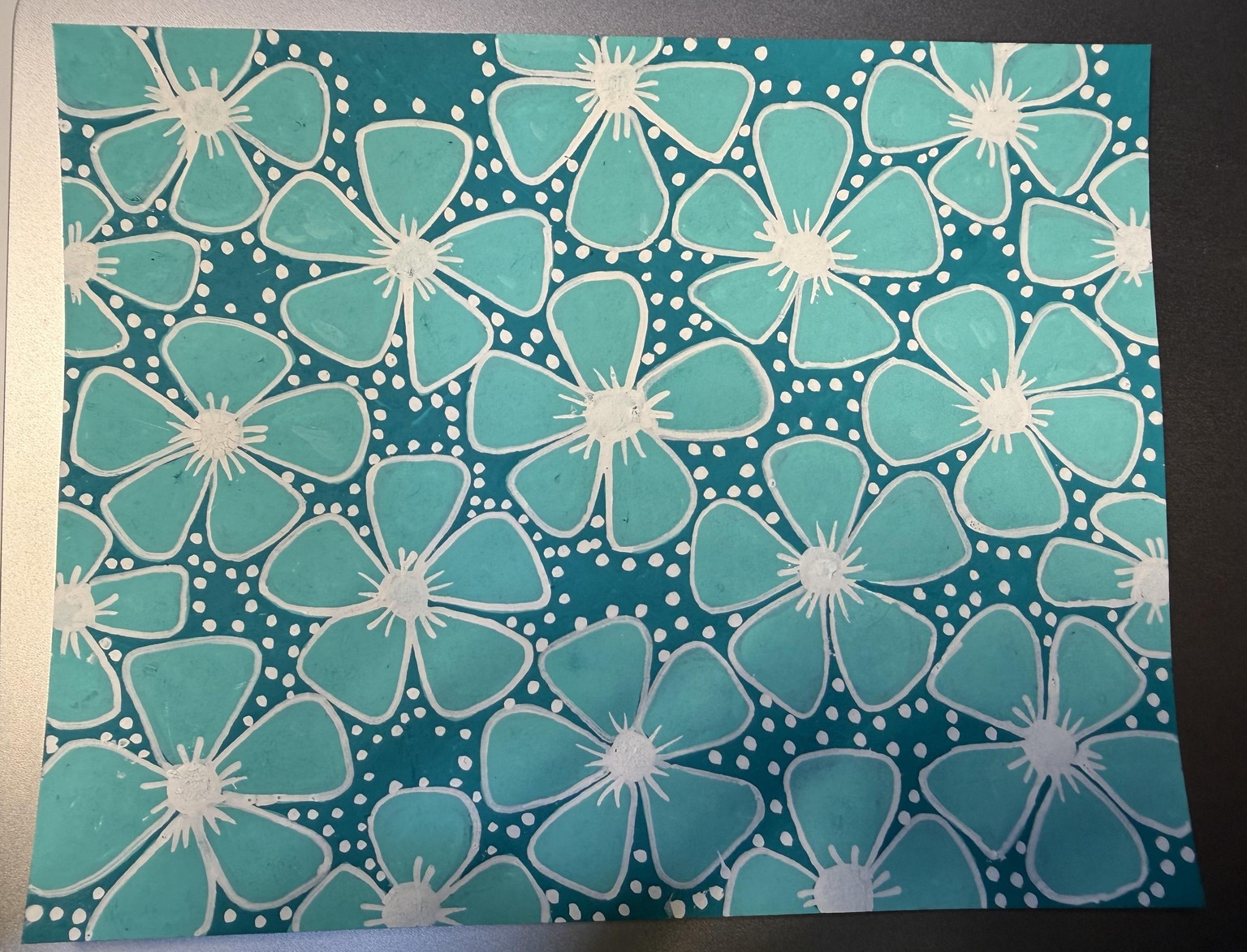 Floral Posca Art - image 1 - student project