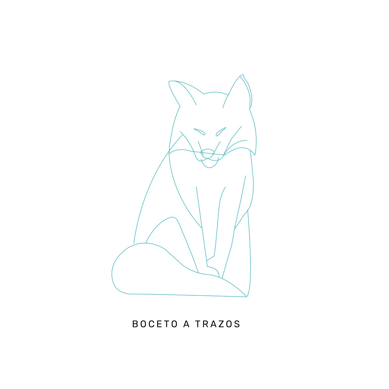 Fox logo featuring the golden ratio. - image 2 - student project