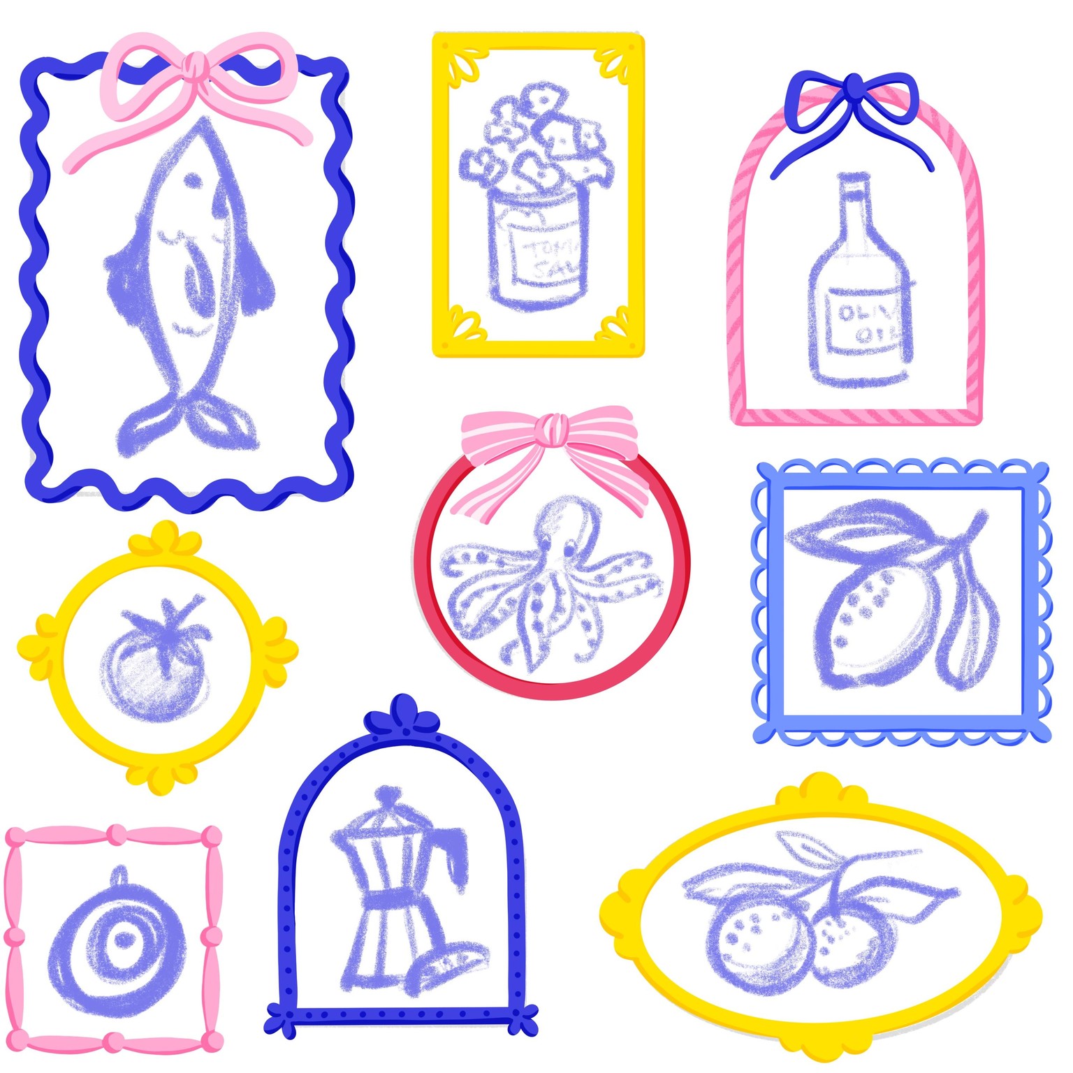 Aegean Stickers - image 2 - student project