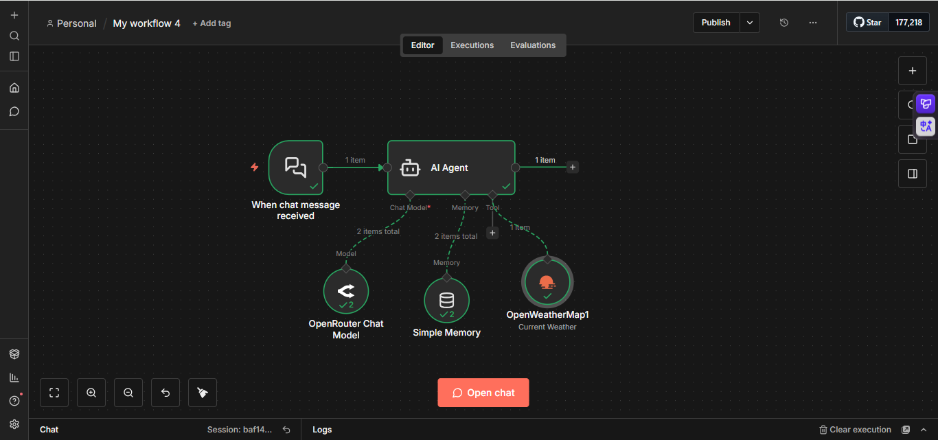 AI Agent for Weather info. - image 1 - student project