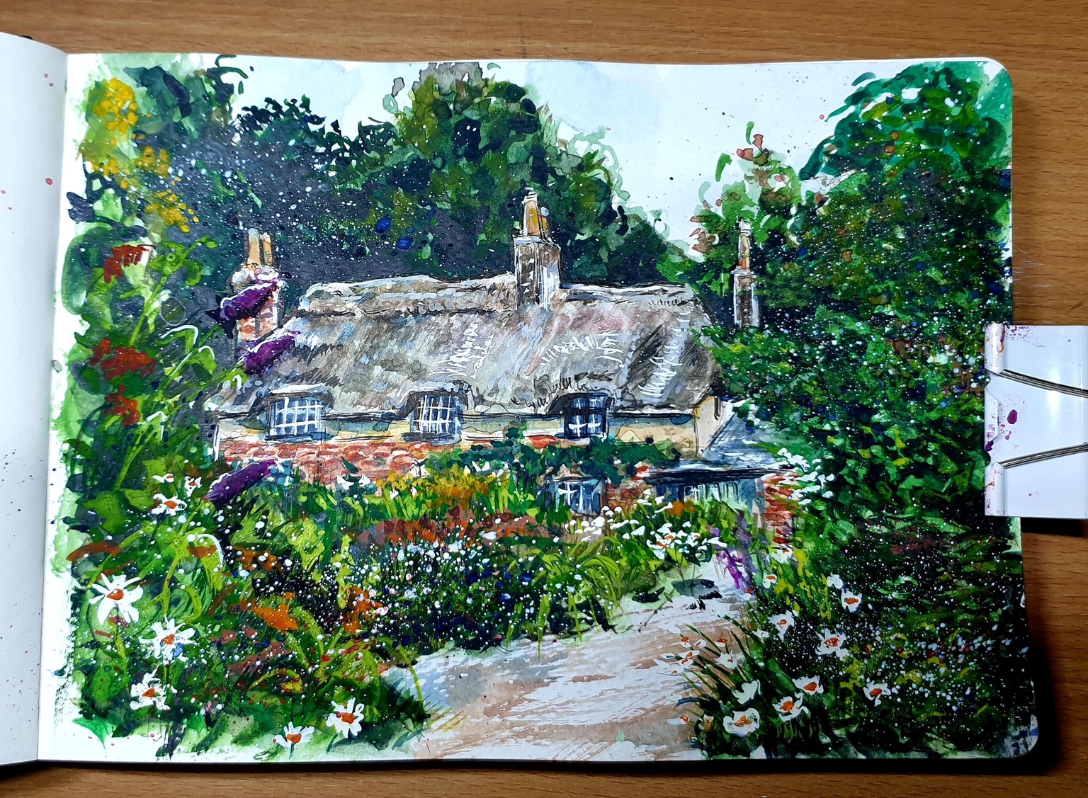 Cottage with chaotic garden - image 3 - student project