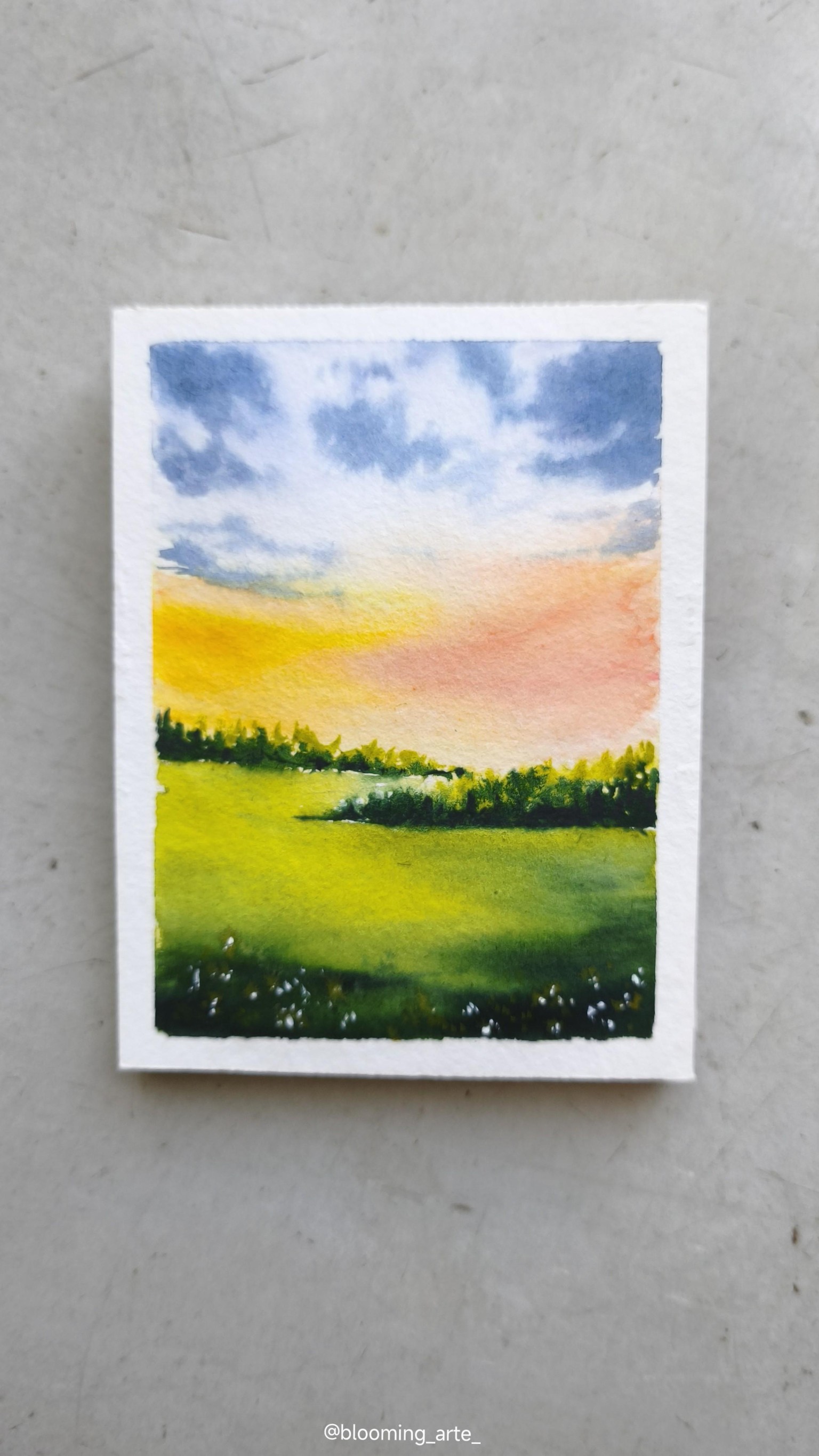 Watercolor Spring Challenge - Paint with me in 15 Minutes - image 3 - student project