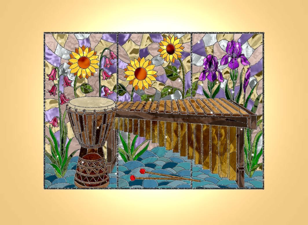 Musical Stained glass - image 2 - student project