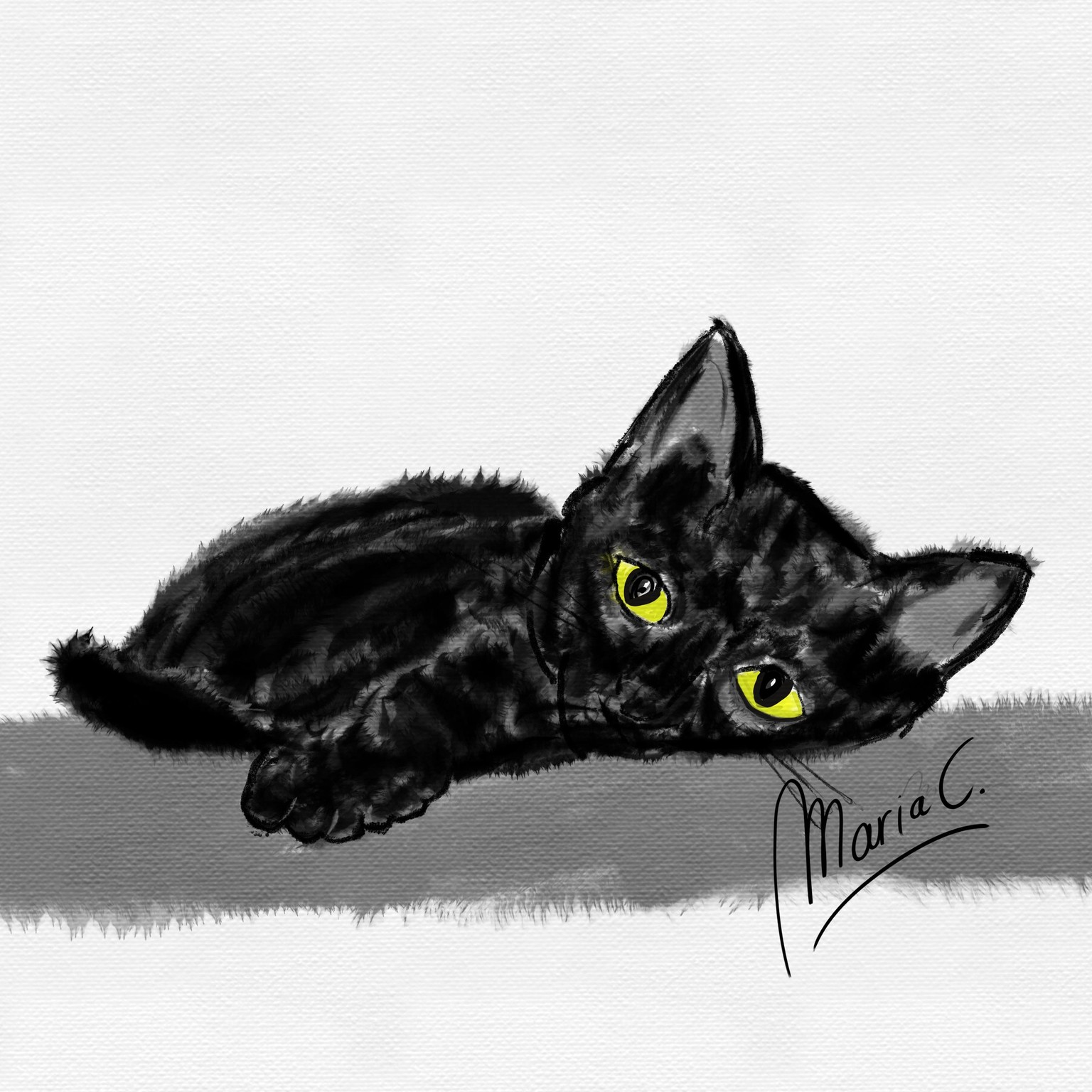 Inky cats - image 1 - student project