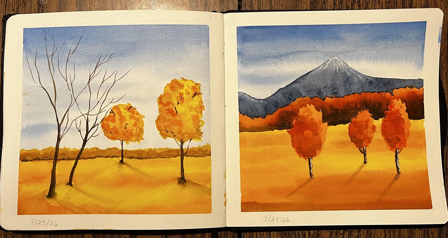 Seasons in watercolor - image 8 - student project