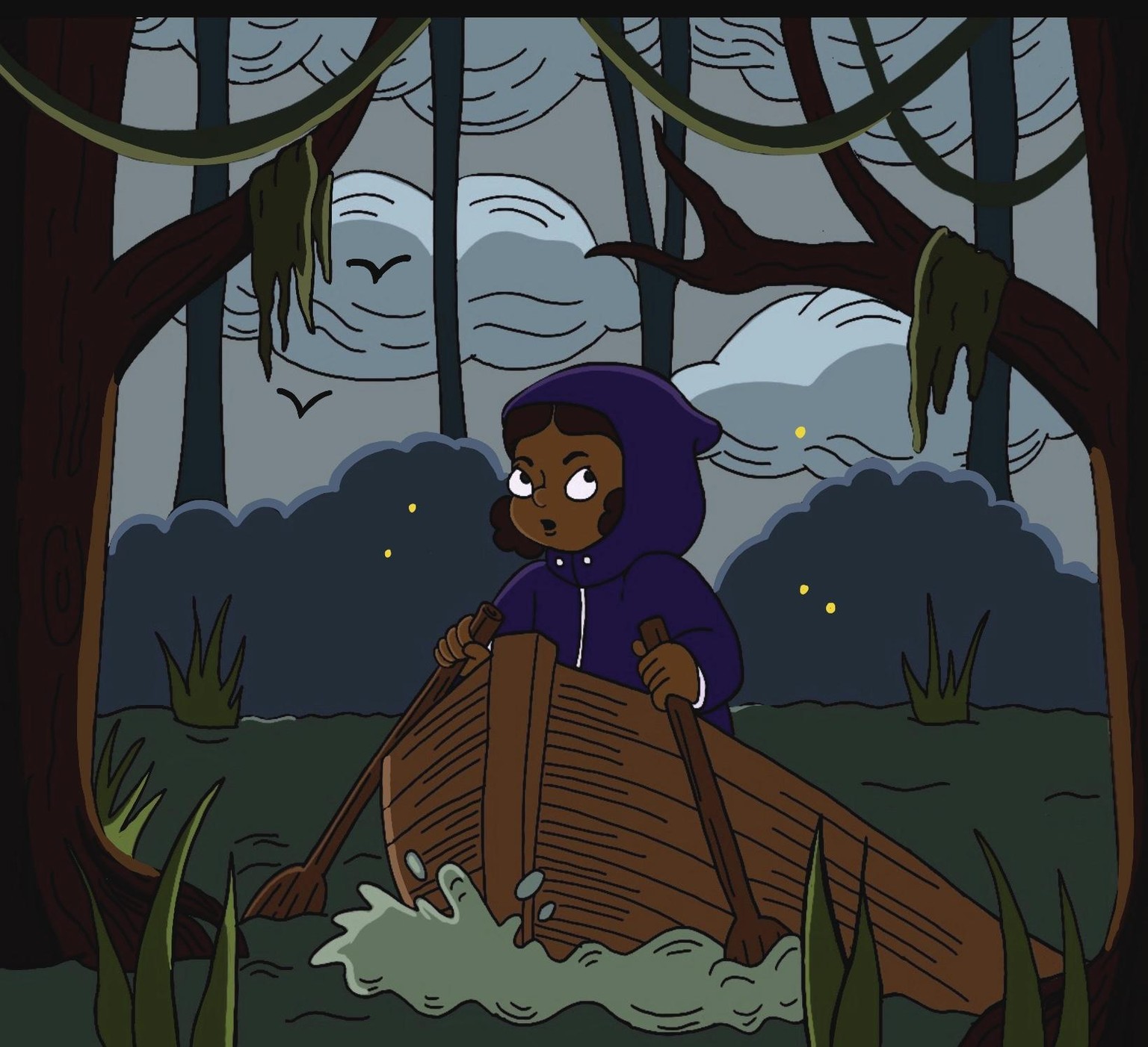 Swamp background - image 1 - student project