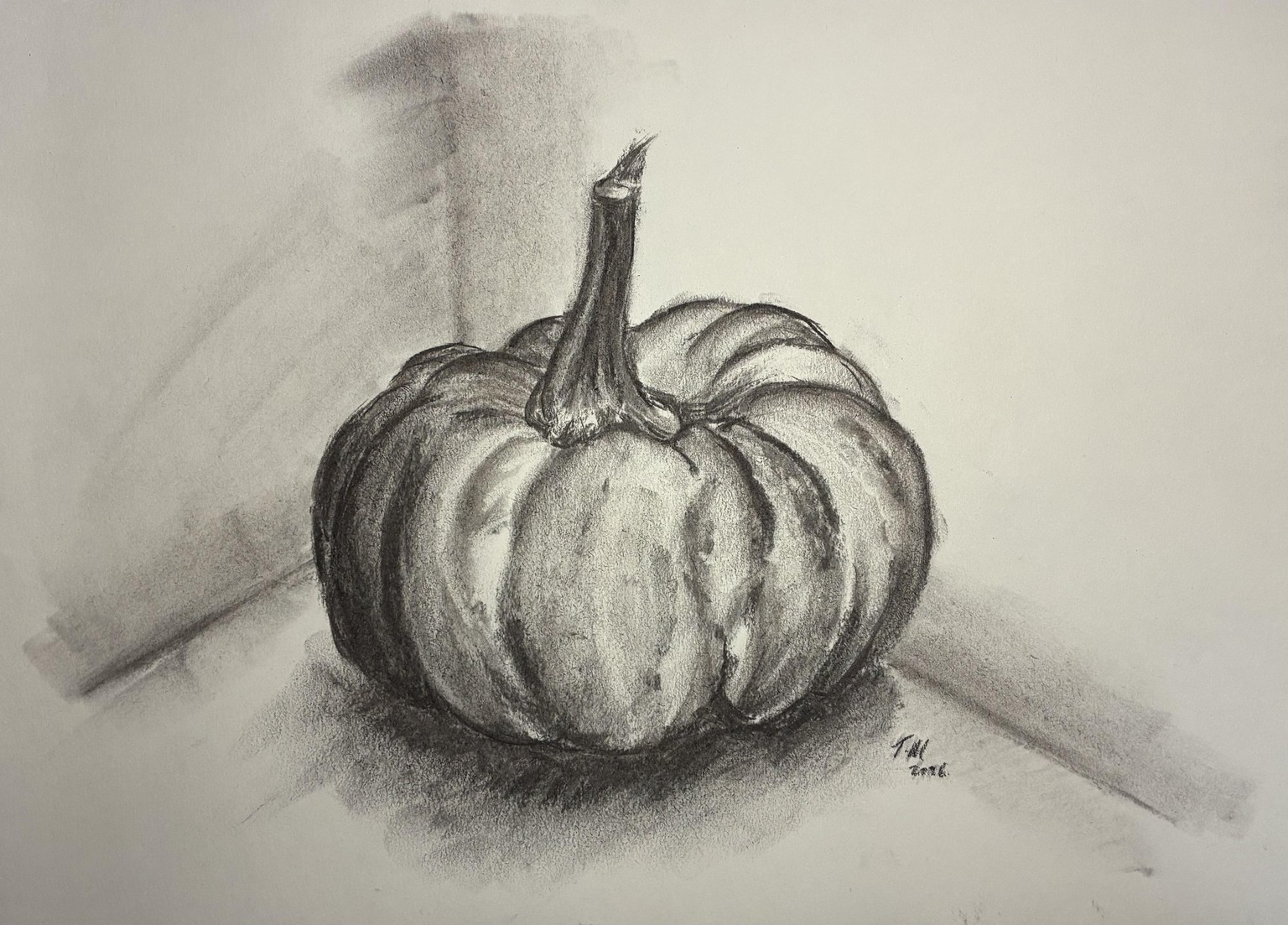 Learning Charcoal - Pumkin Practice - image 2 - student project
