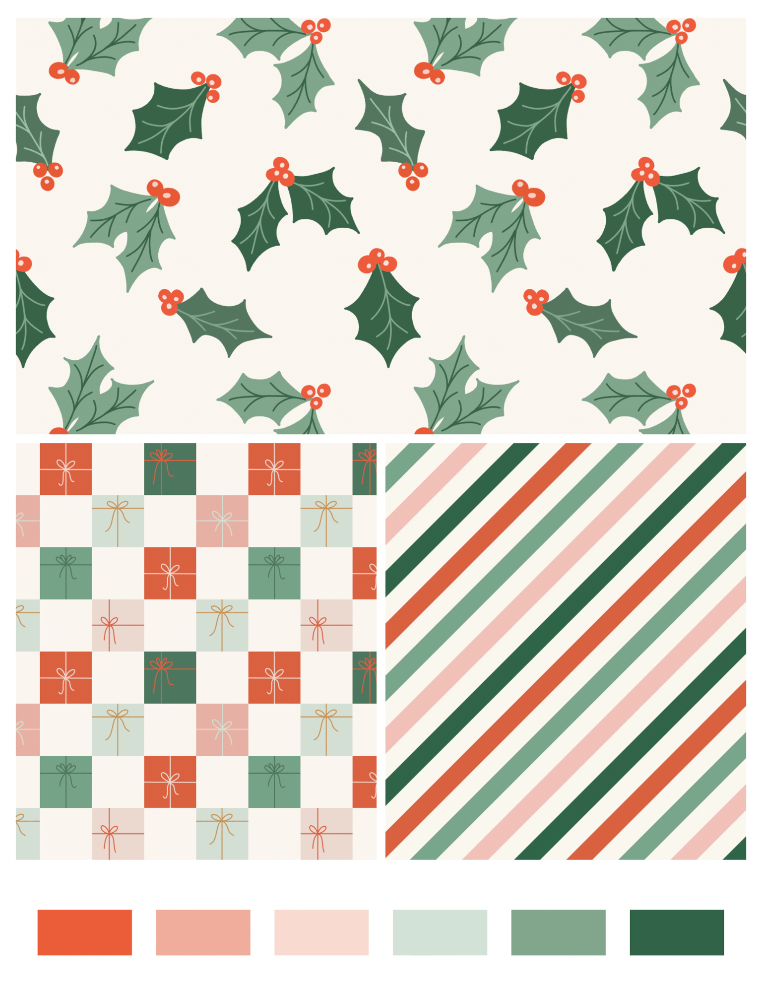 Mini Pattern Collection: Holly Jolly - image 3 - student project
