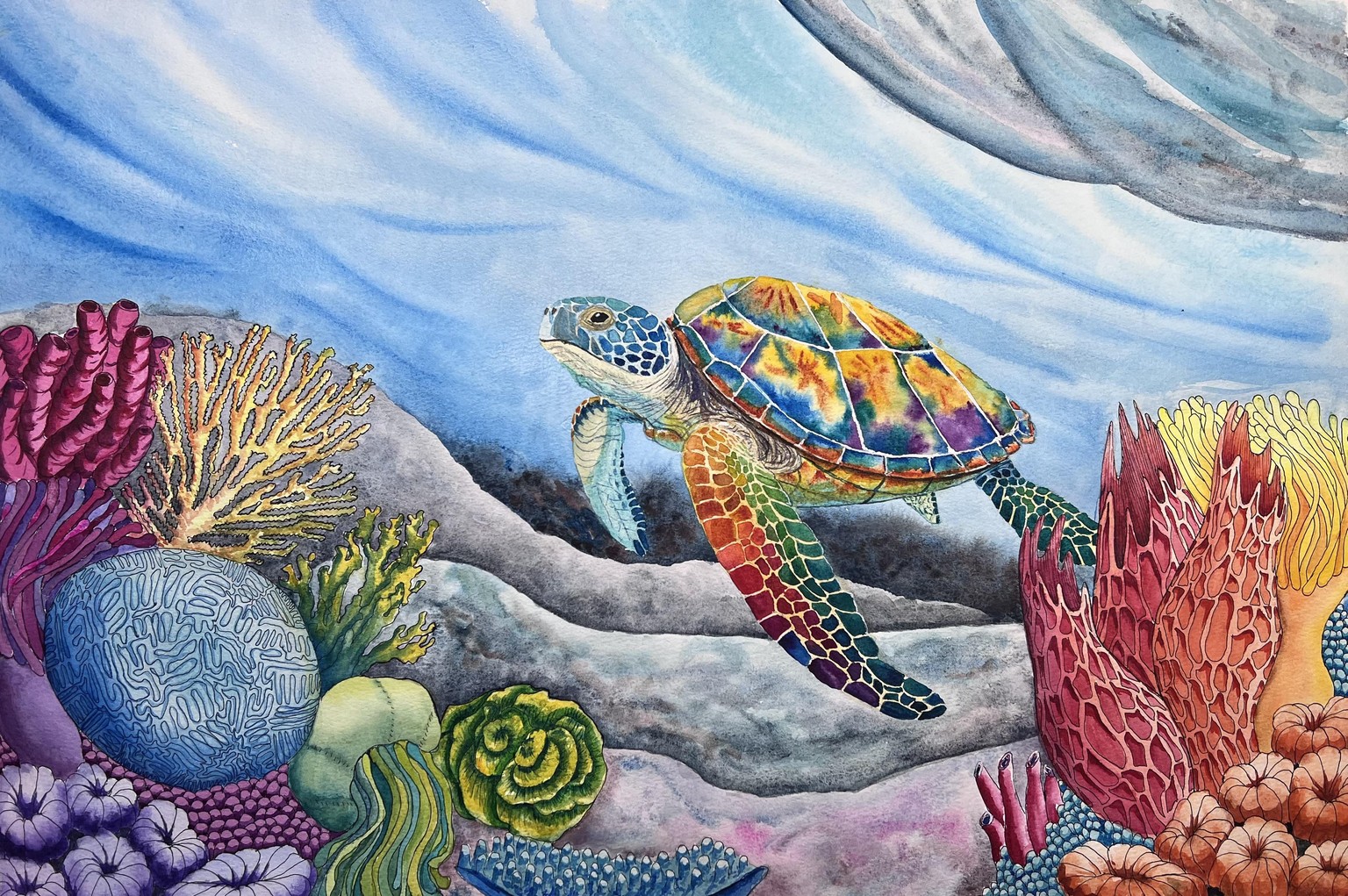 Sea scenery - image 1 - student project