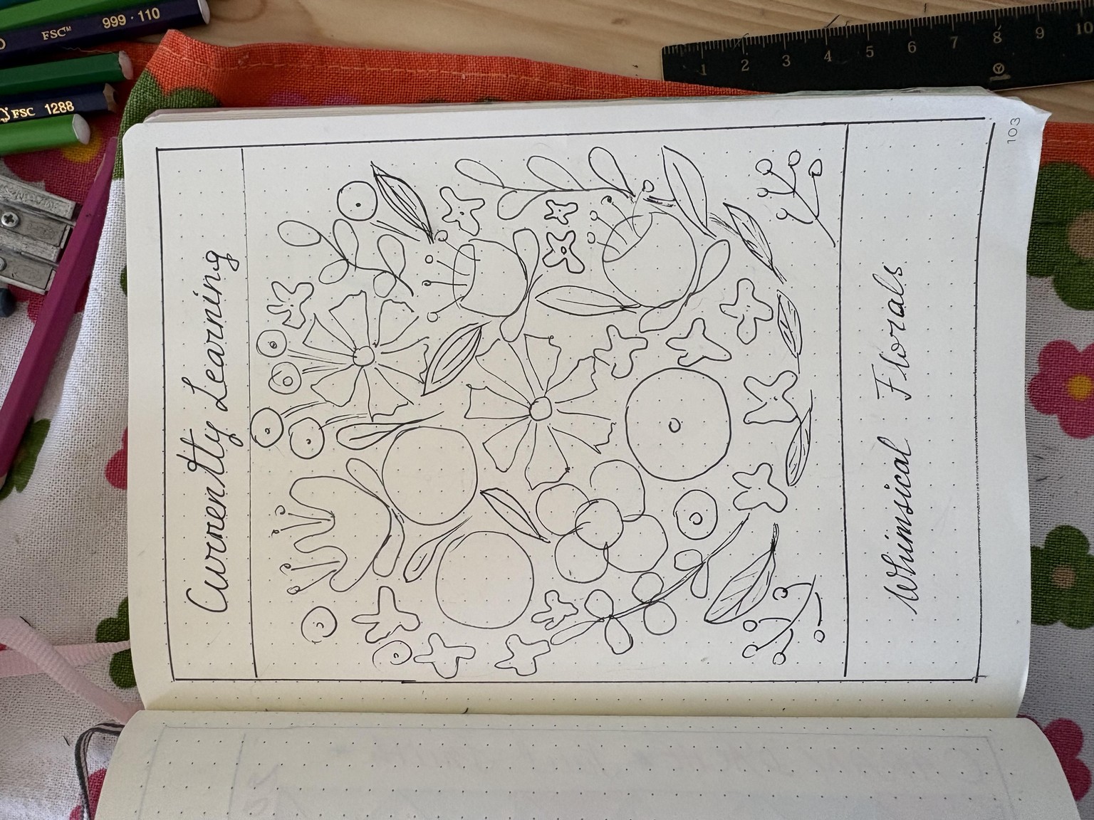 Currently learning to draw flowers - image 6 - student project