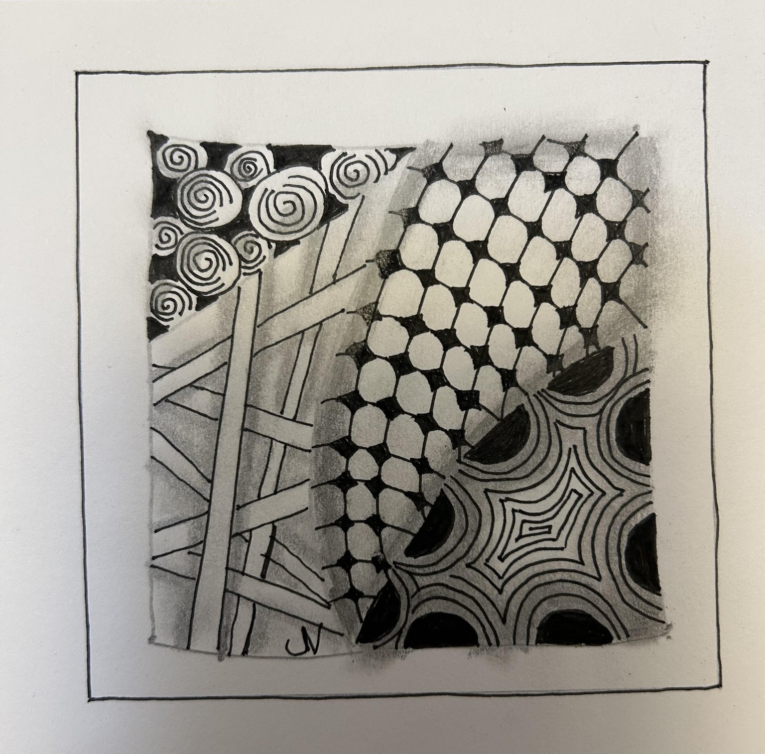 My First Zentangle - image 1 - student project