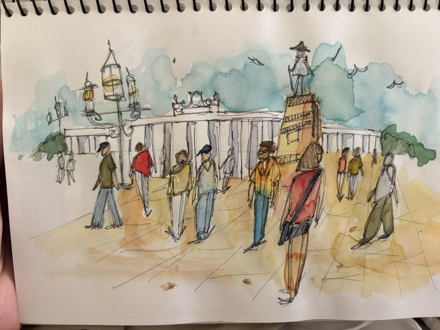Urban Sketching- People - image 1 - student project