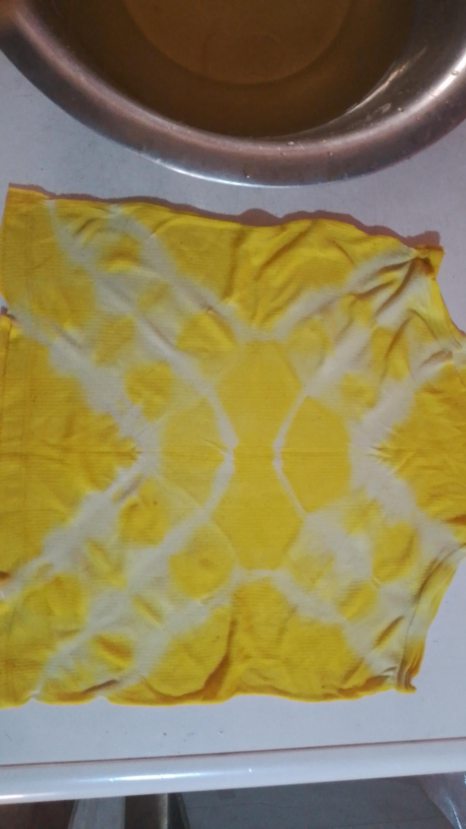 Tumeric dye singlet - image 1 - student project