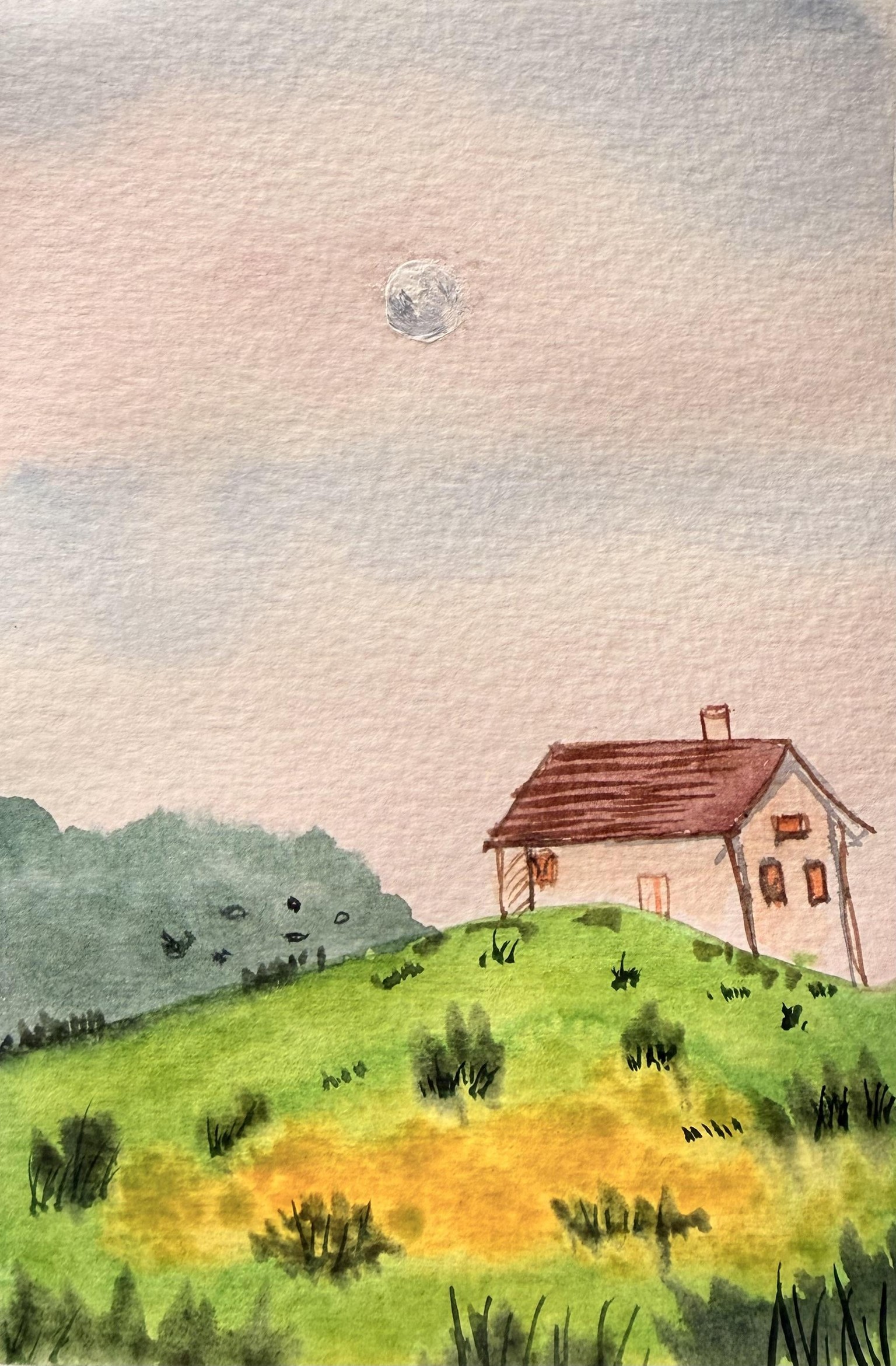 Nature in water colour - image 11 - student project