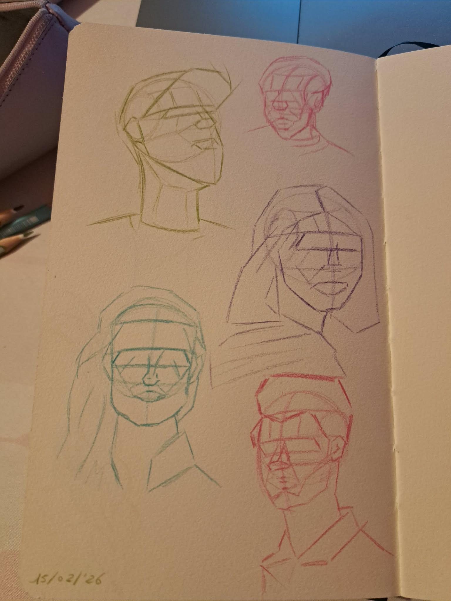 First portrait drawing class - image 1 - student project