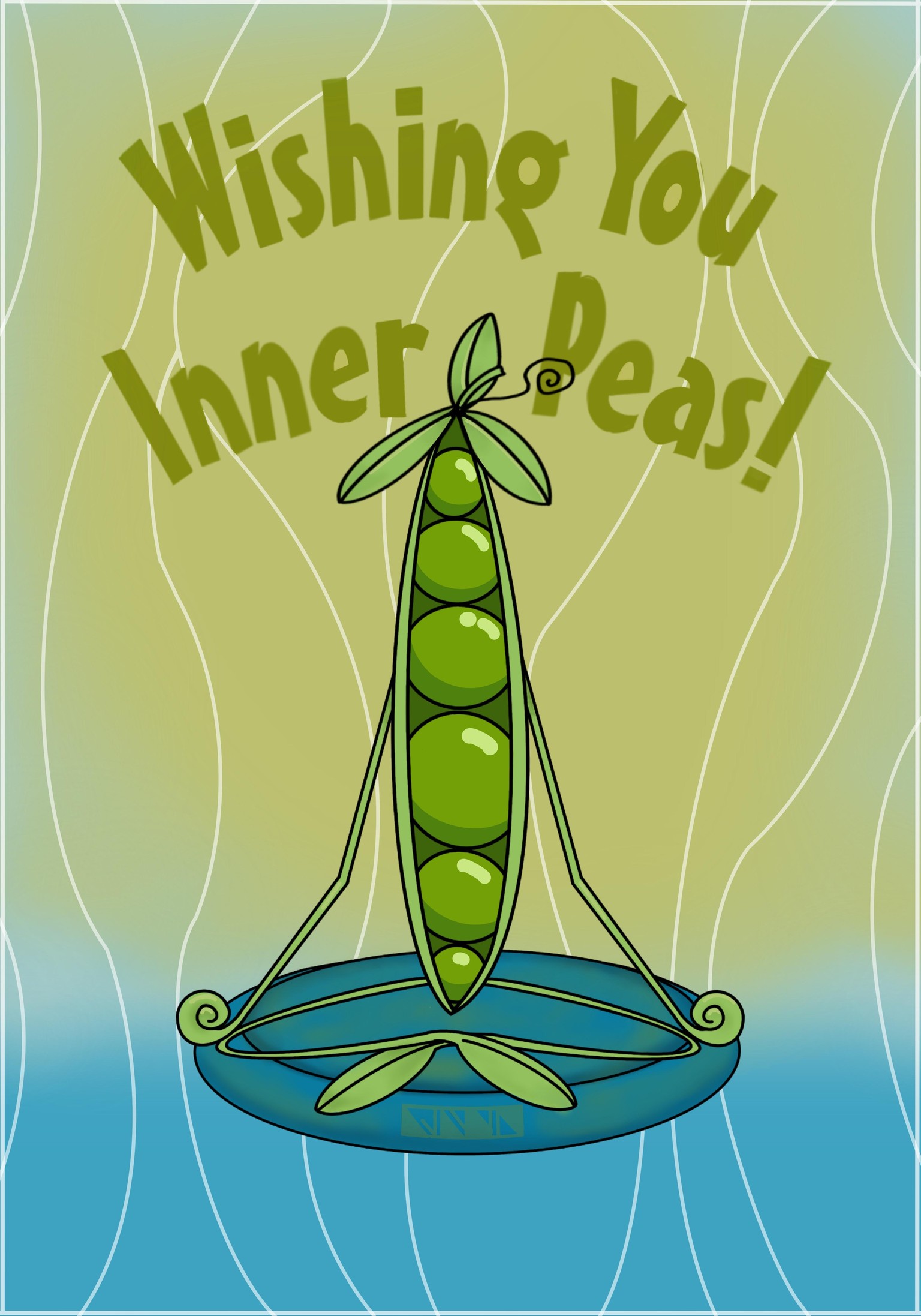 Wishing you inner peas! - image 1 - student project