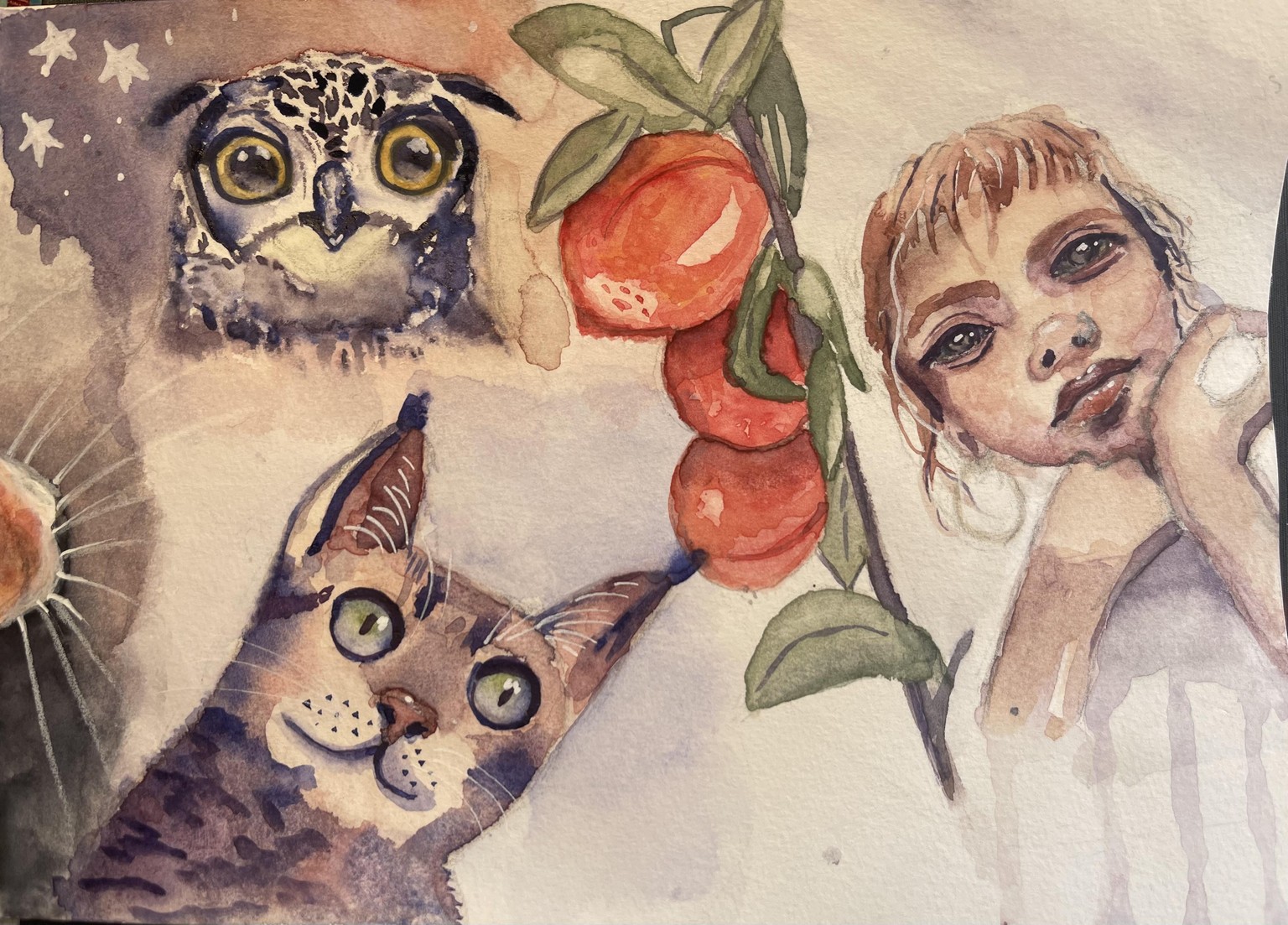 A watercolor sketchbook project - image 3 - student project