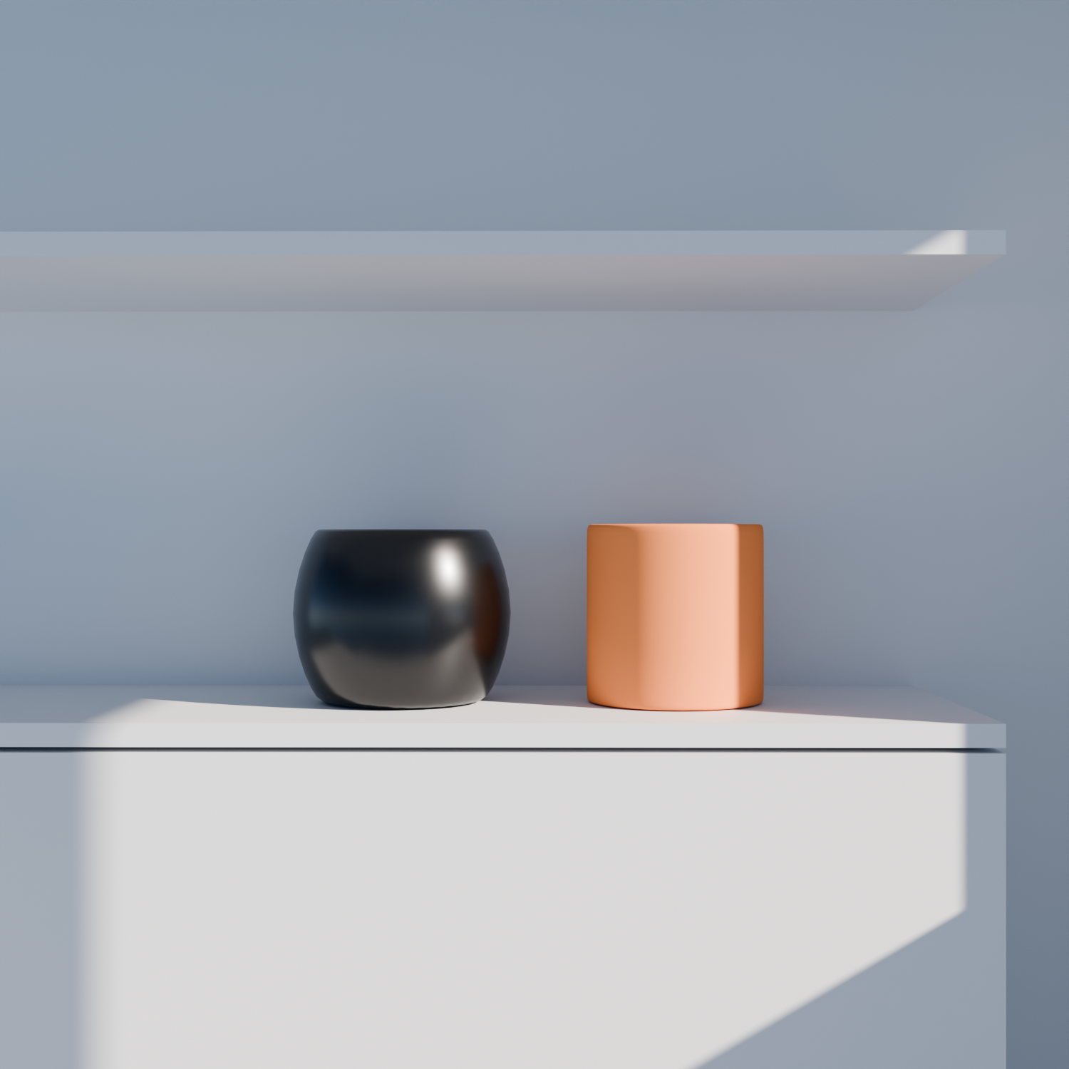 Pots on Shelf - image 1 - student project