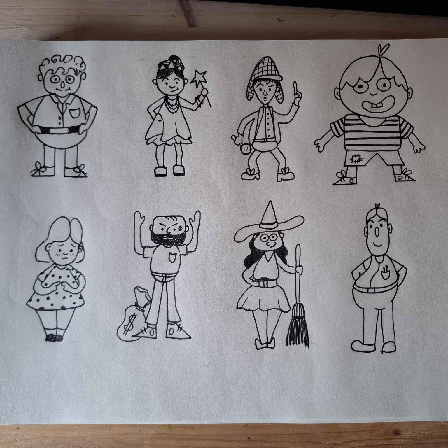 Character shapes game exercices - image 2 - student project