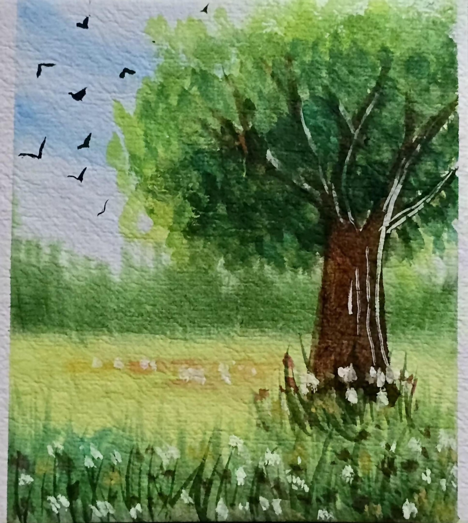 Spring painting - image 1 - student project