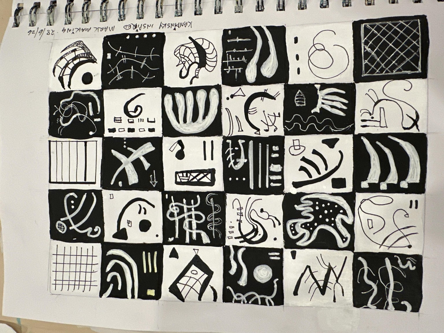 Kandinsky Inspired Mark Making 30 - image 1 - student project