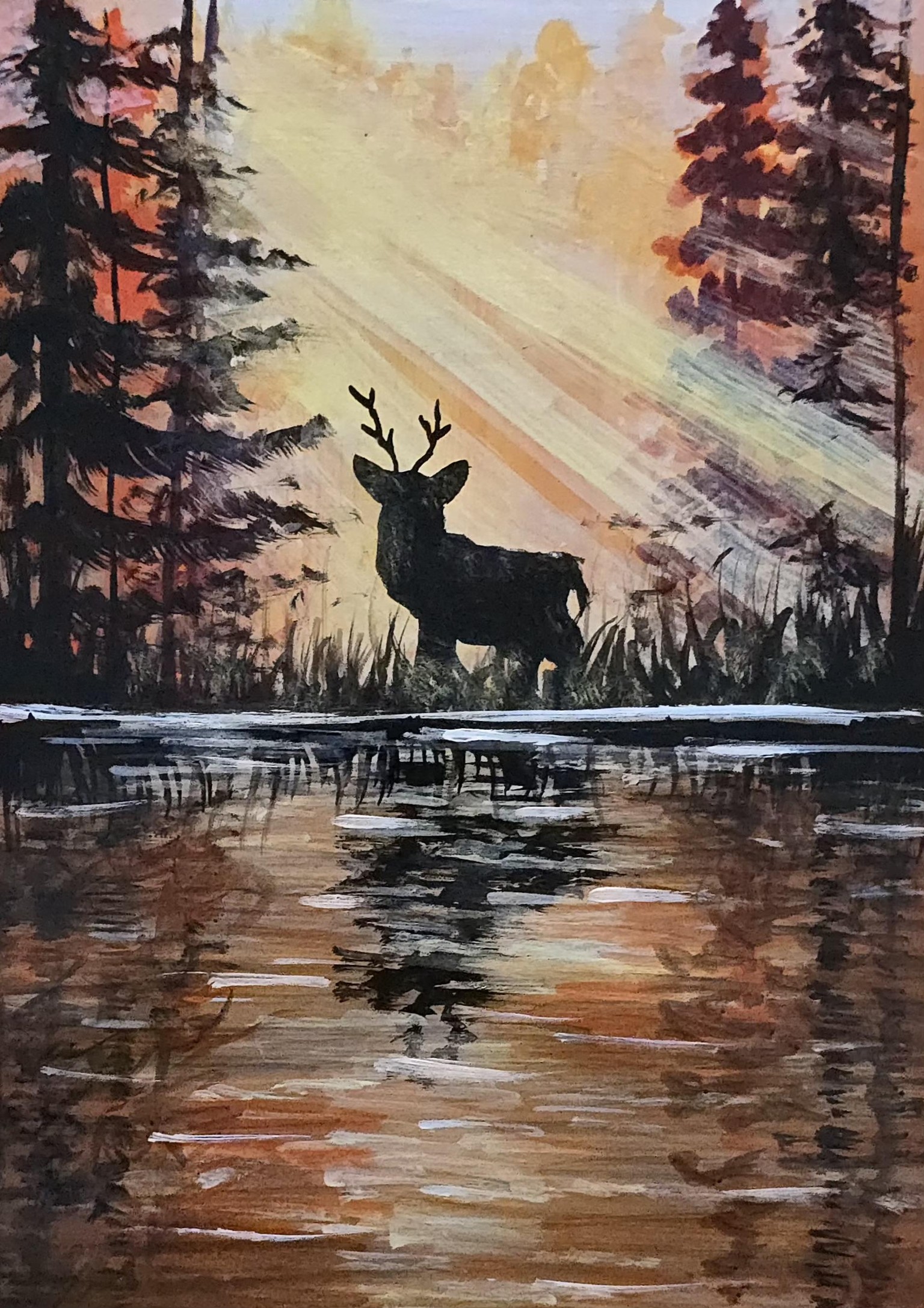 Acrylic forest - image 1 - student project