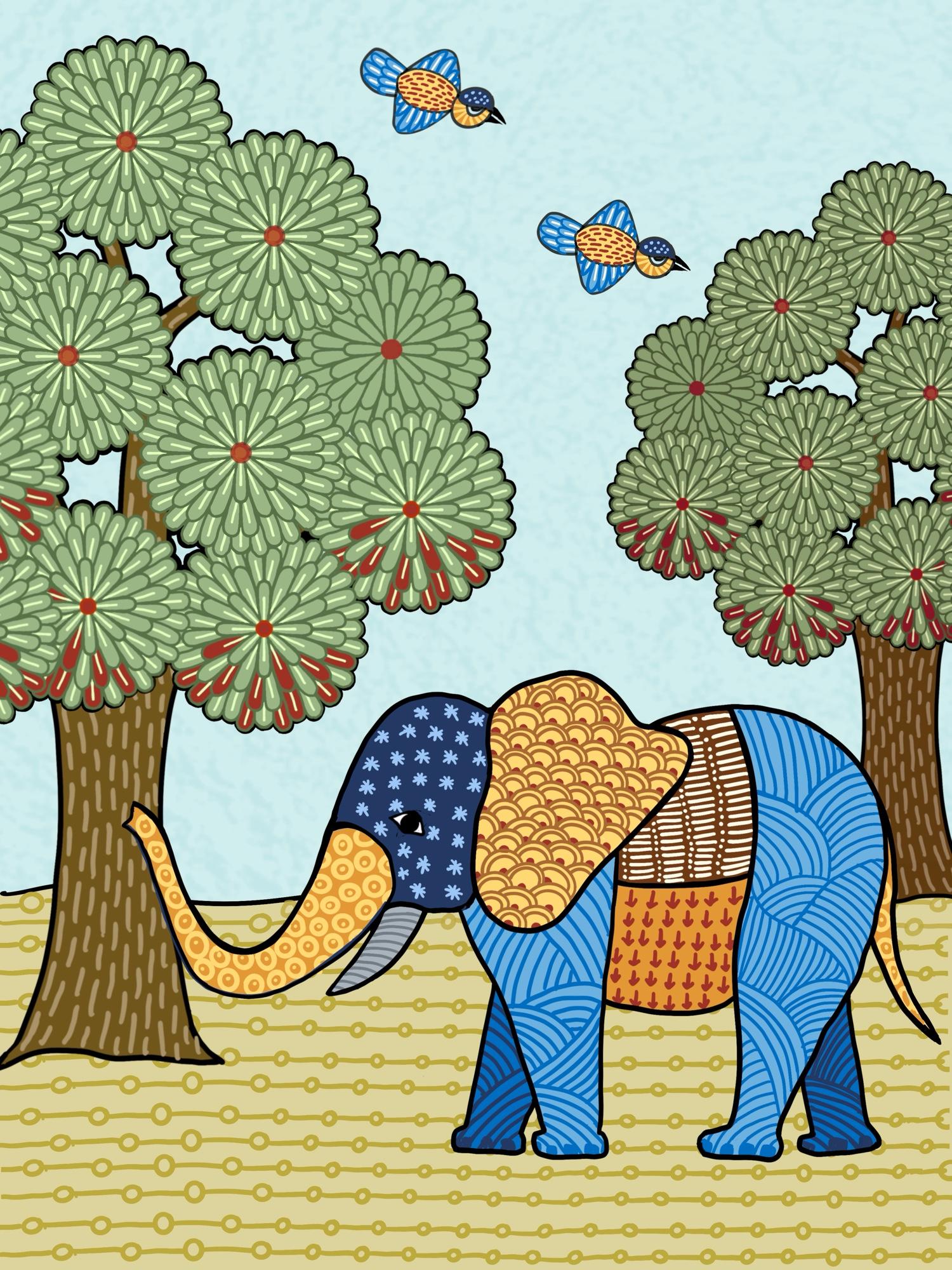 Gond Painting. - image 1 - student project